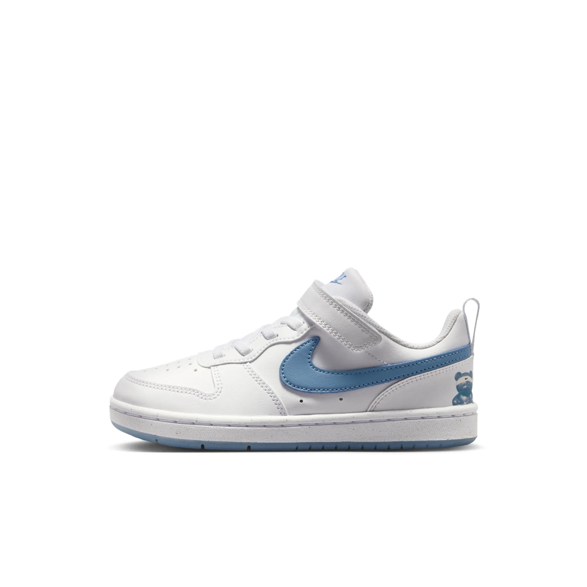 Nike Court Borough Low Younger Kids' Shoes - White