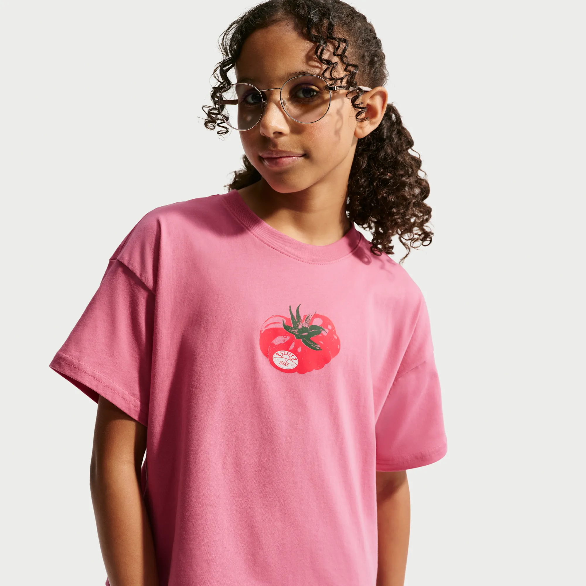 Nike Older Kids' Boxy T-Shirt - Pink