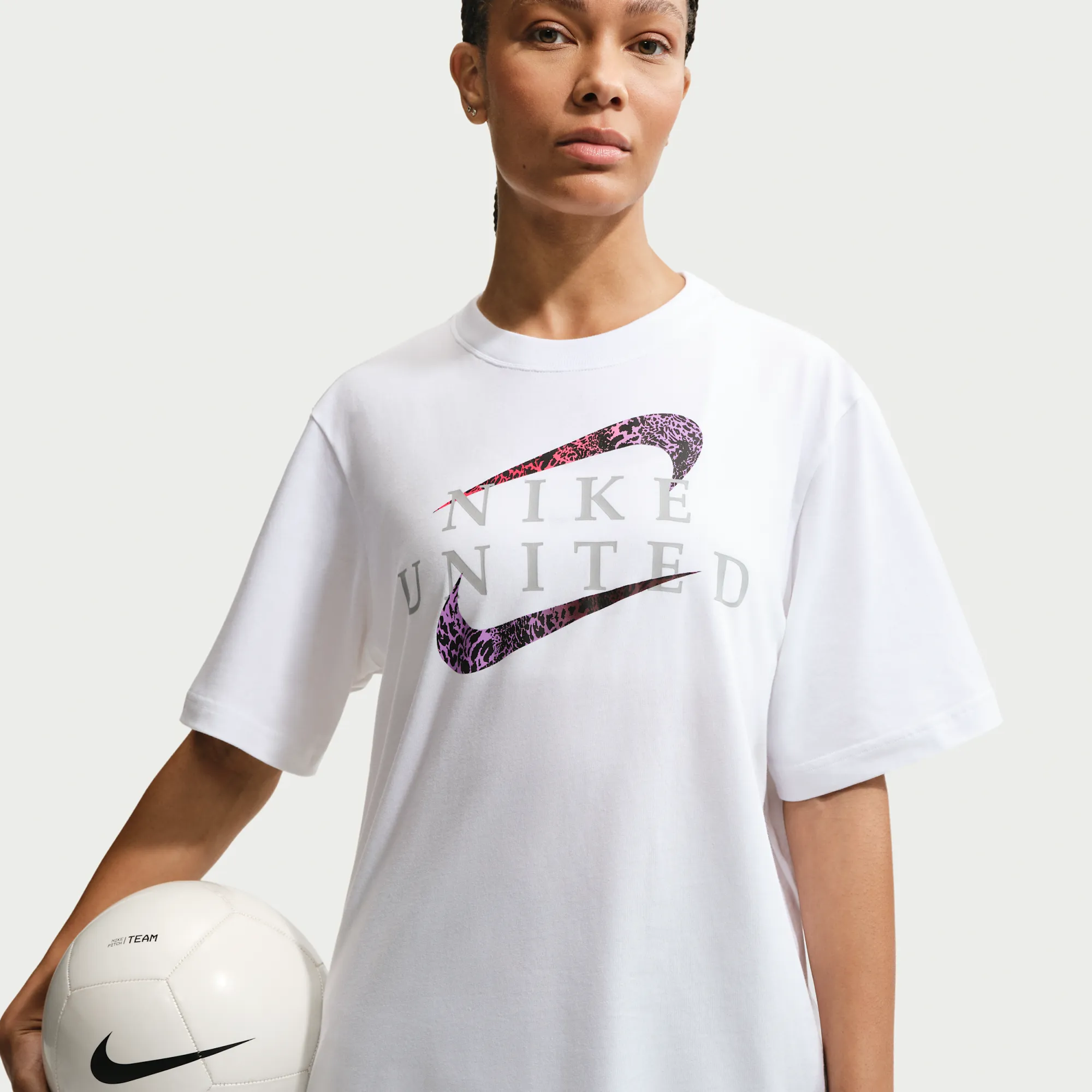 Nike United Women's Football T-Shirt - White - Cotton