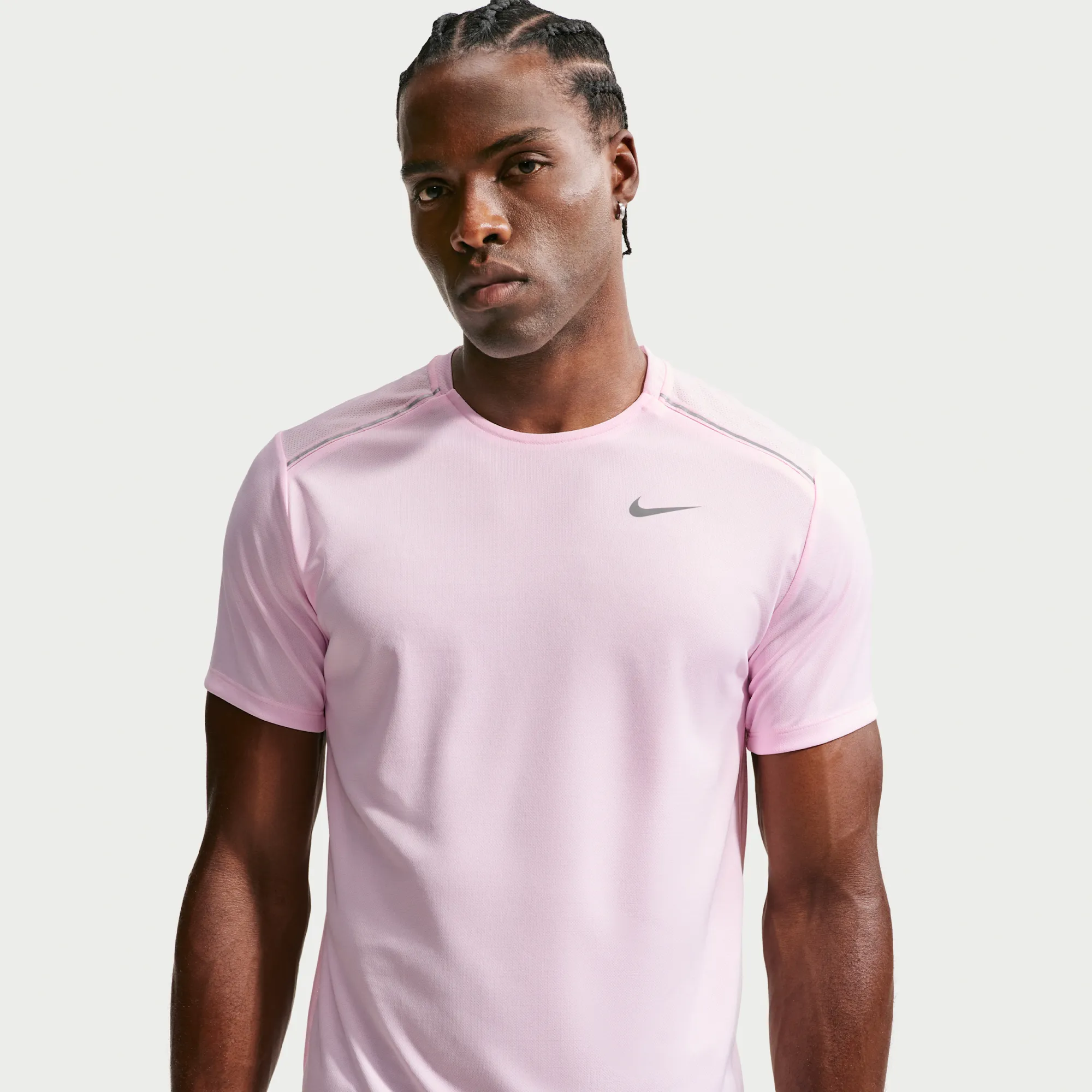 Nike Miler Men's Dri-FIT Short-Sleeve T-Shirt - Pink