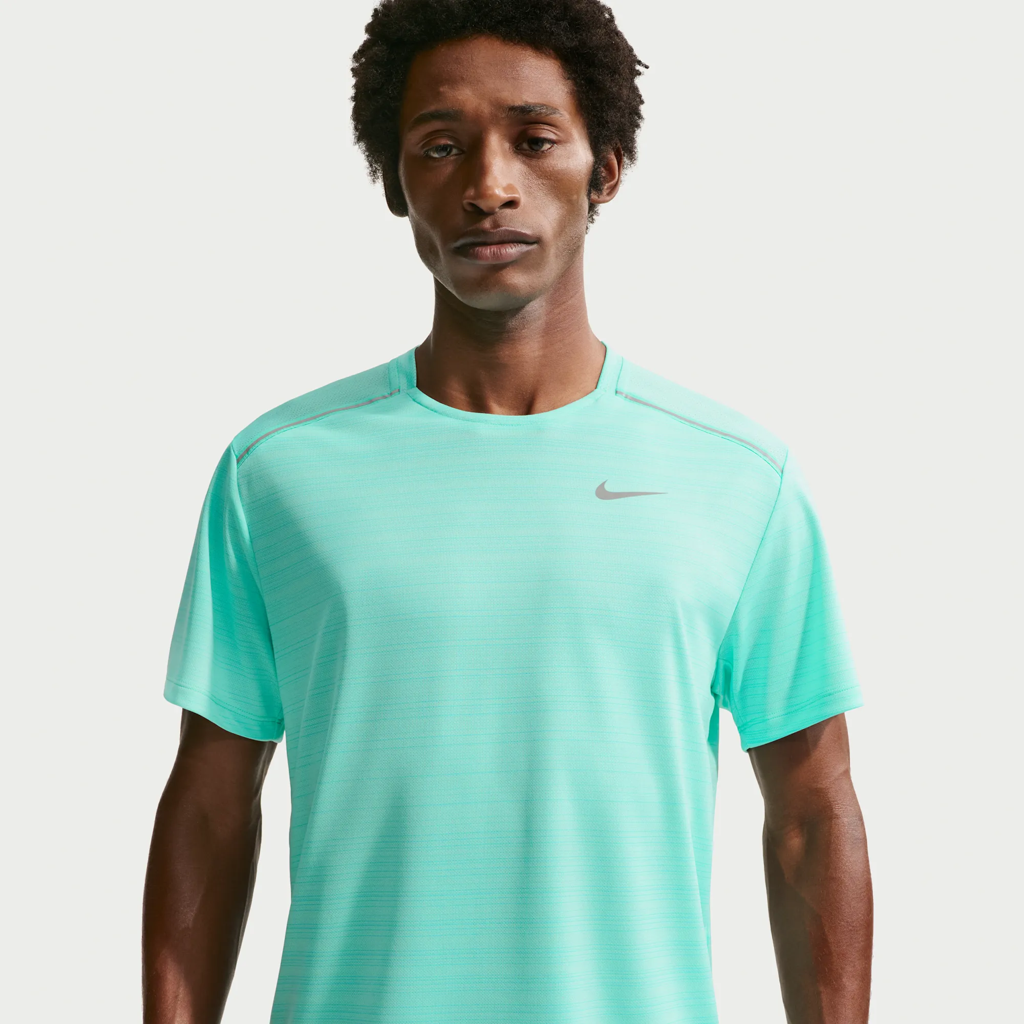 Nike Miler Men's Dri-FIT Short-Sleeve T-Shirt - Green - Polyester