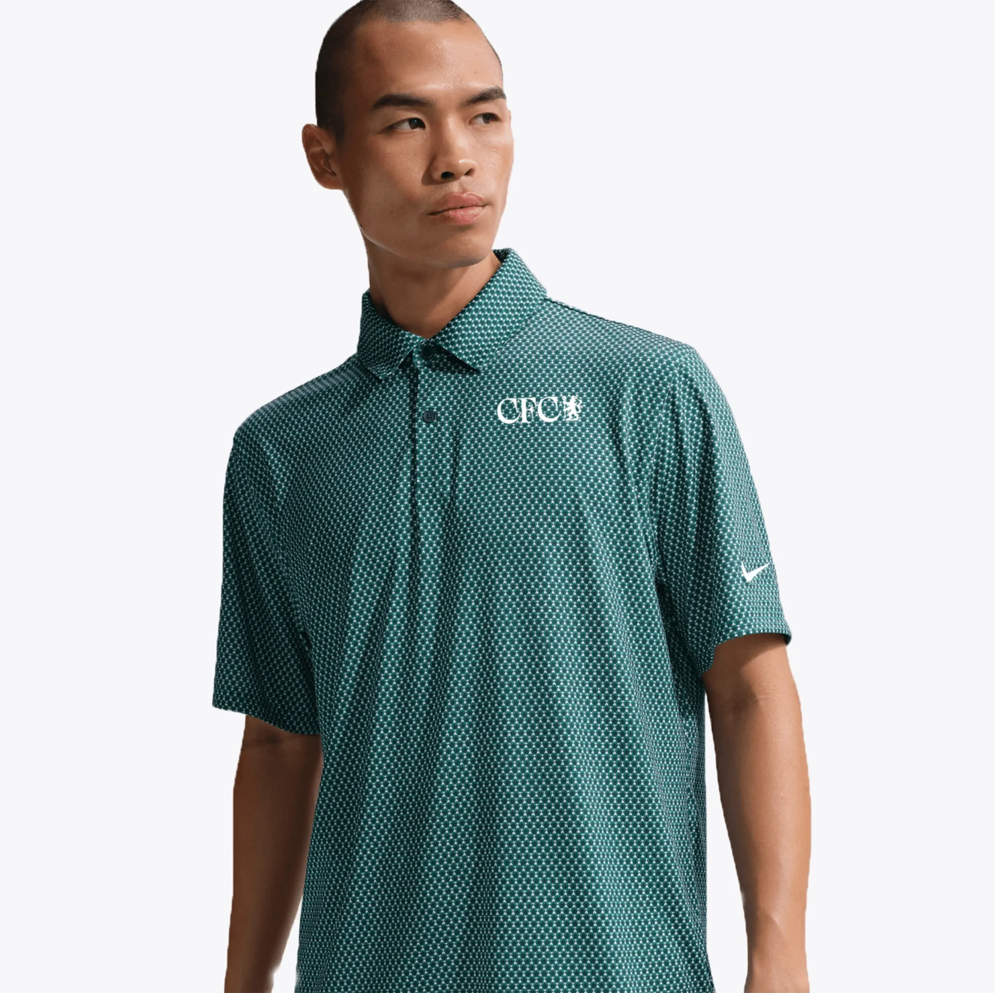 Chelsea Nike Dri-FIT Velocity Golf Polo - Malachite - Mens