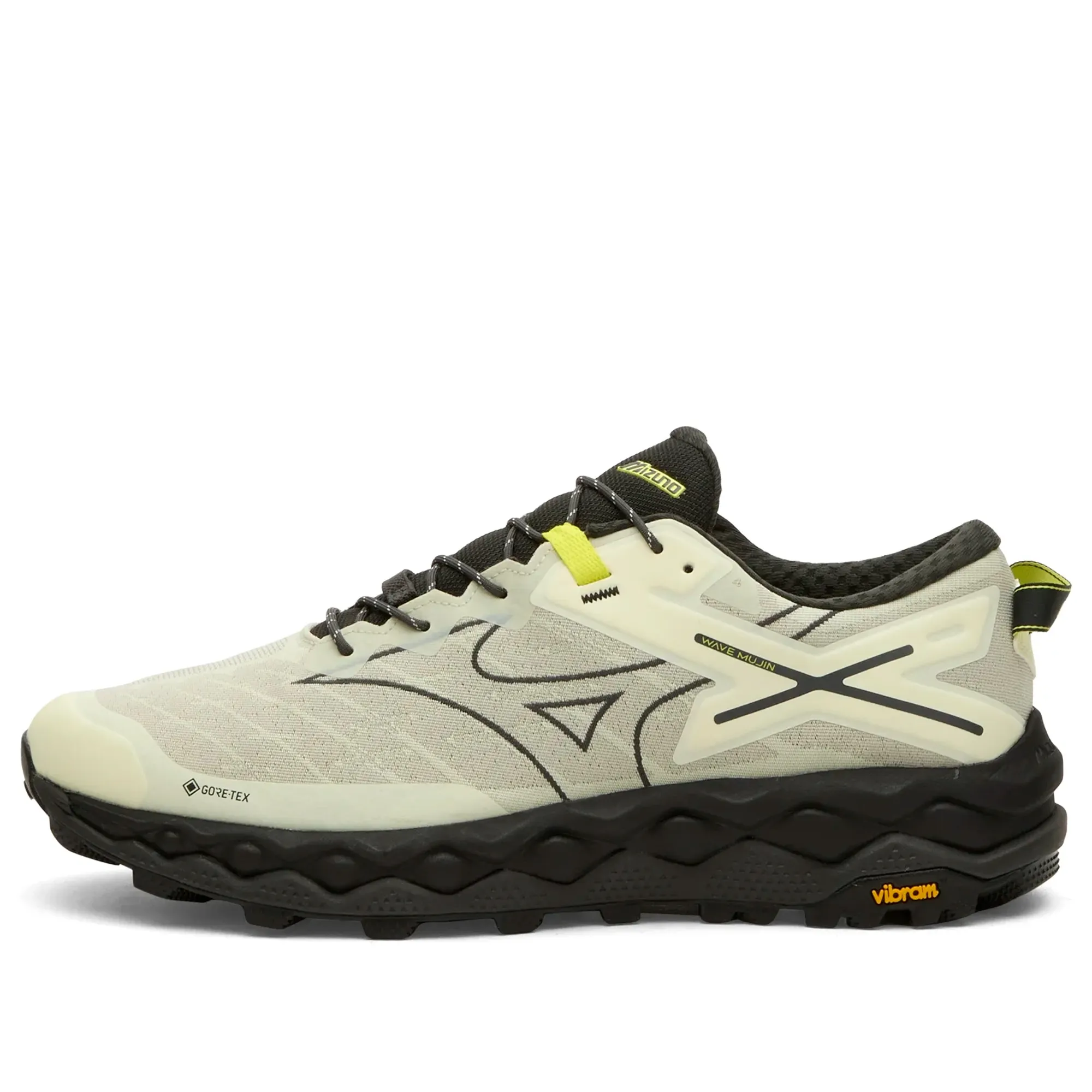 Mizuno Men's Wave Mujin Ls Gtx Sneaker Silver Birch/Black/Sylvan Green