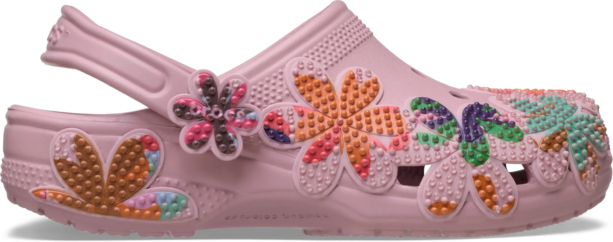 Crocs | Unisex | Classic Summer Beaded | Clogs | Mauve | W3/M2