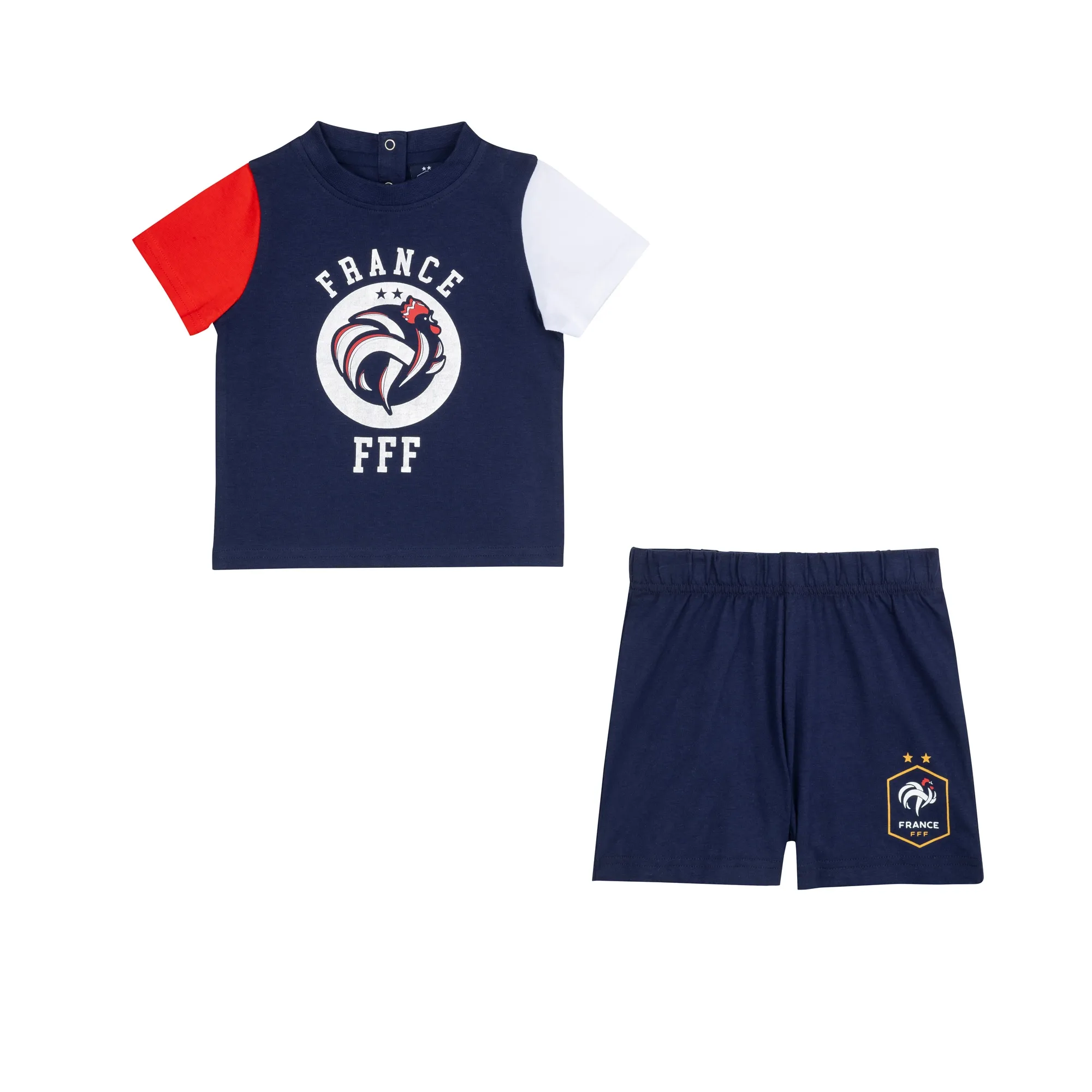 France Foil Print Logo Set - Navy - Baby
