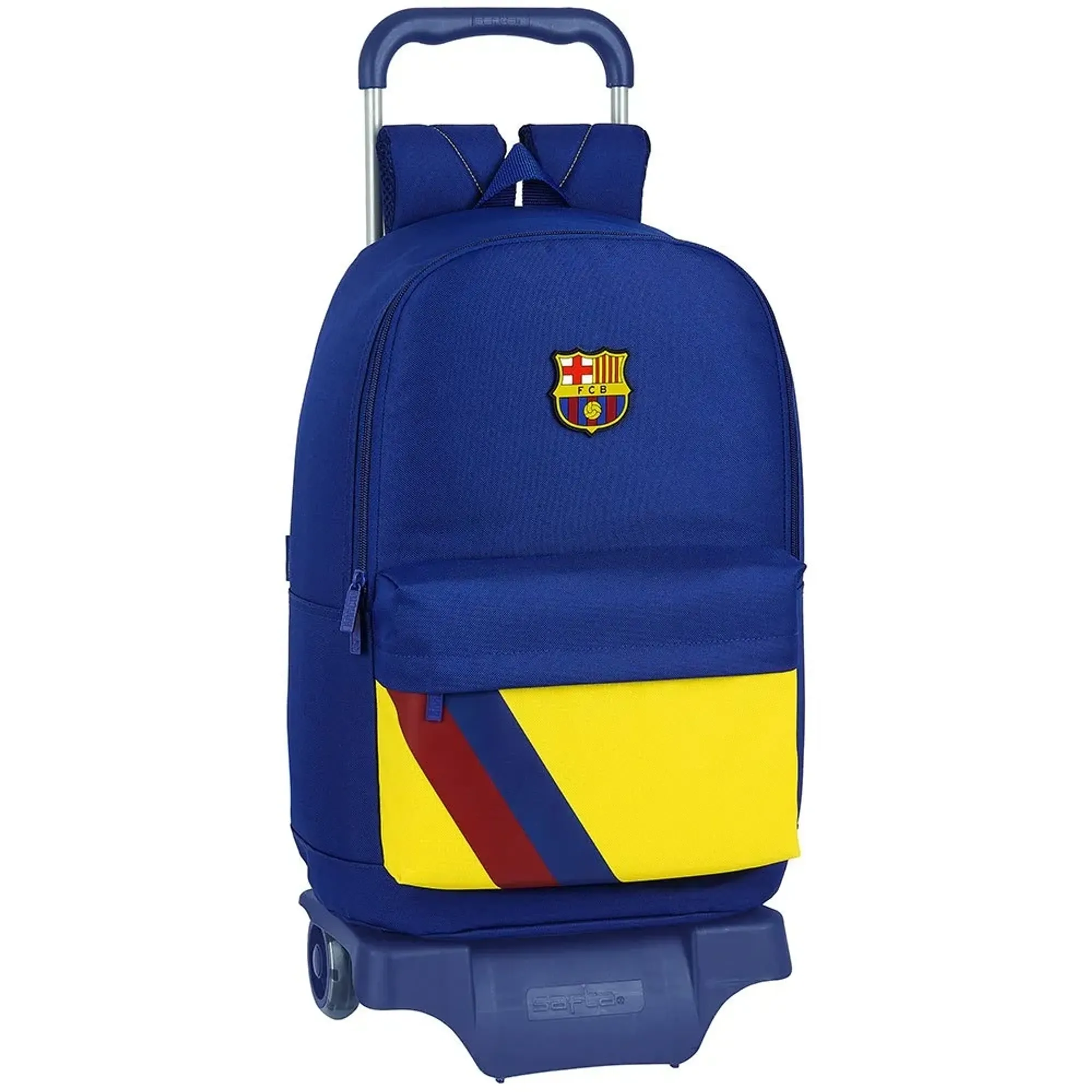 Safta Fc Barcelona 19/20 Away 20.1l 32x42x15 Cm Wheeled Backpack