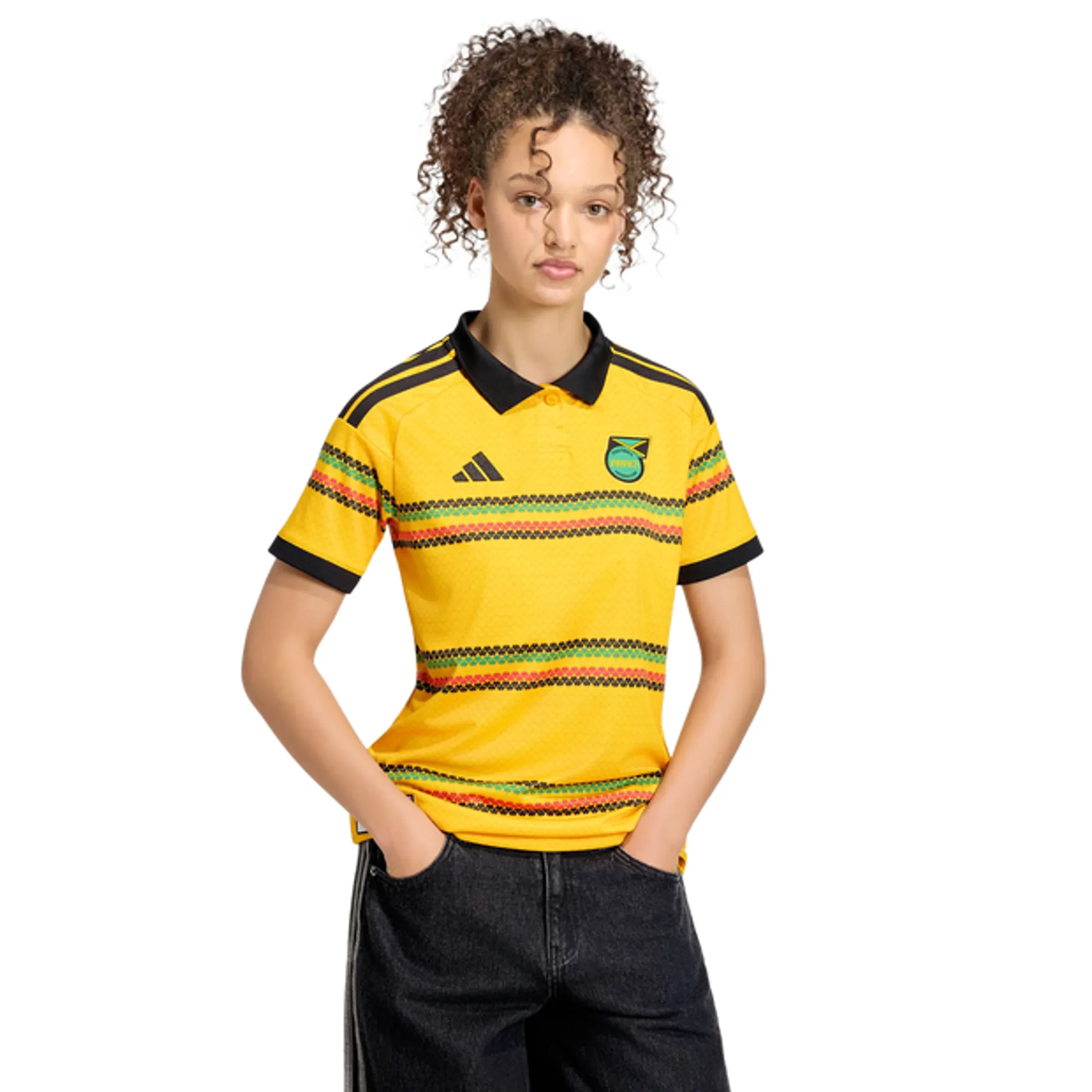 Adidas Jamaica Women Jerseys/Replicas - Yellow