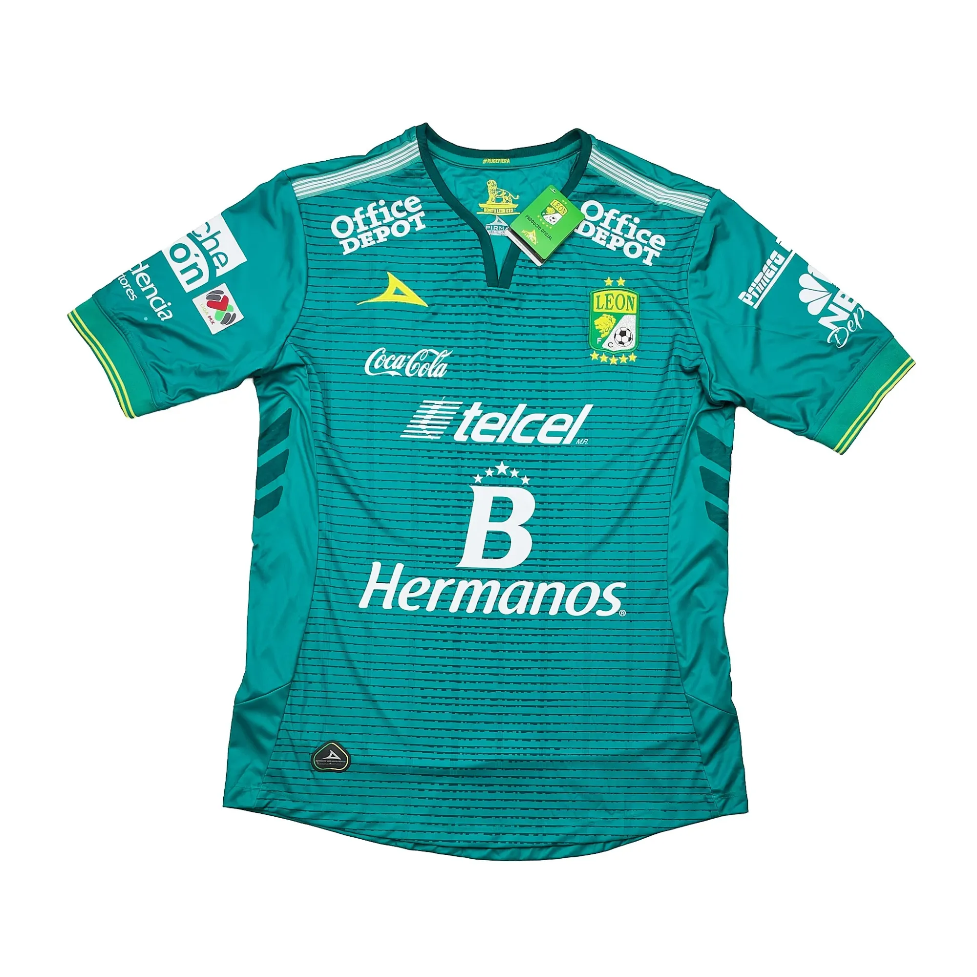 2015/16 Club Leon *BNWT* Home Shirt (XL) Pirma | Cult Kits