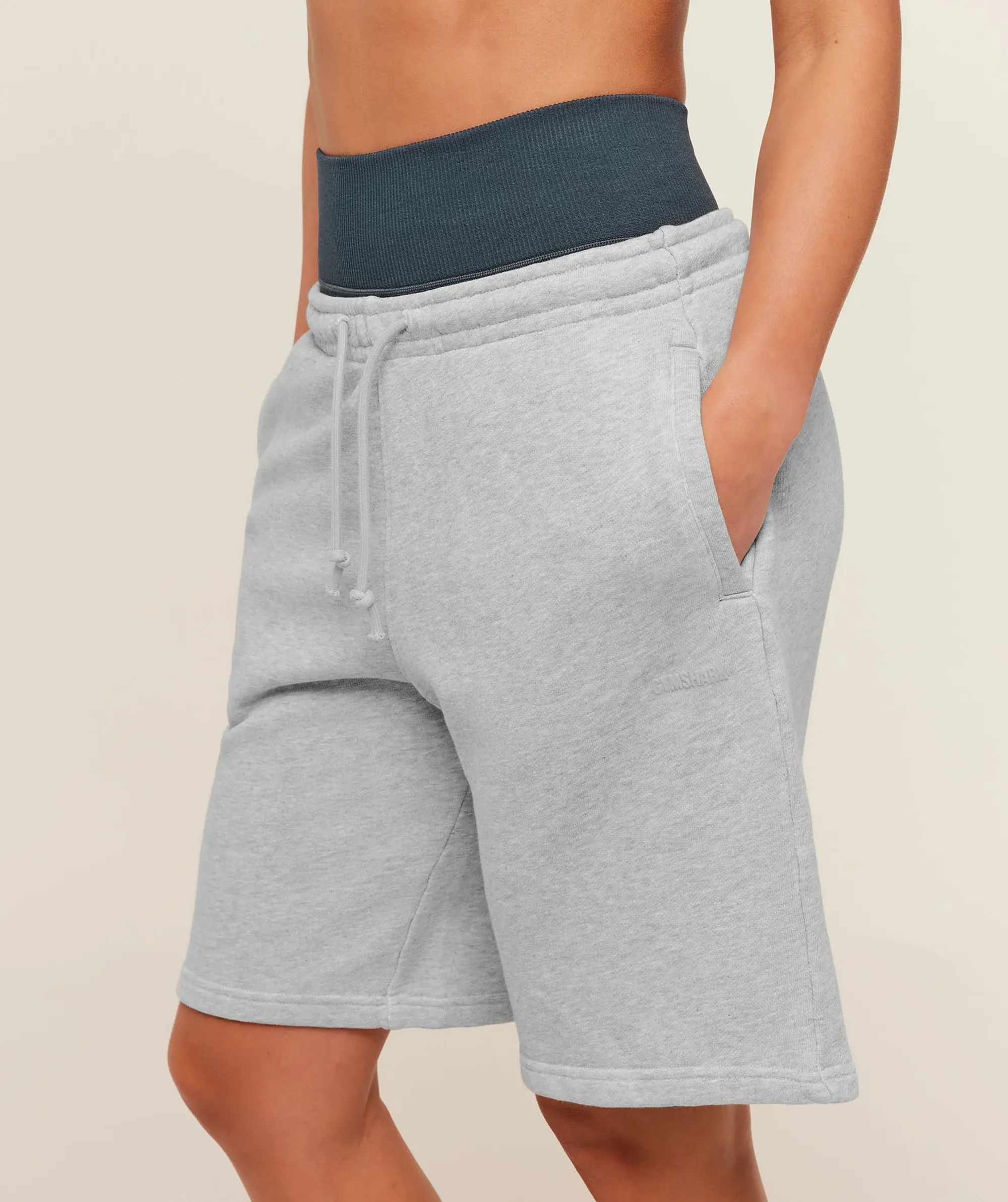 Gymshark To From Shorts - Bros Soft Grey Marl