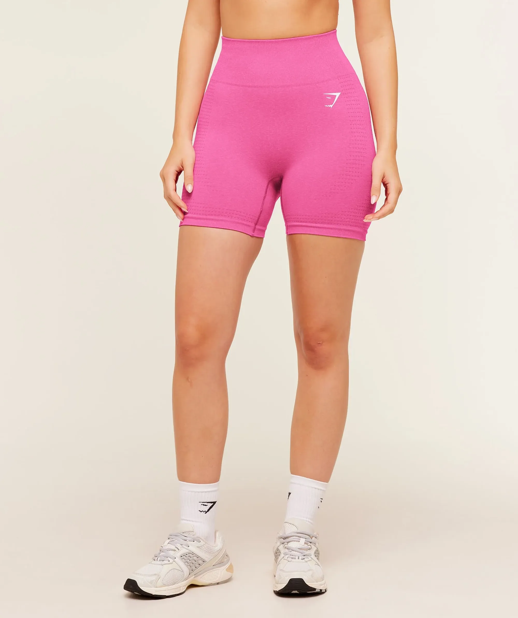 Gymshark Vital Seamless Shorts - Super-Set Pink/Marl