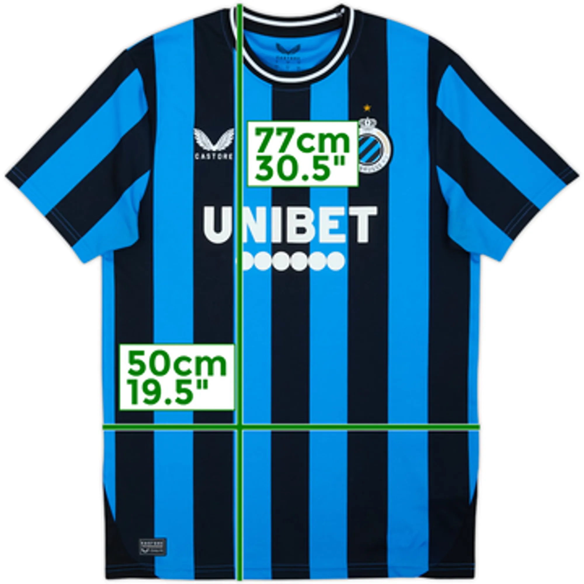 2024-25 Club Brugge Home Shirt - 10/10 - (M)
