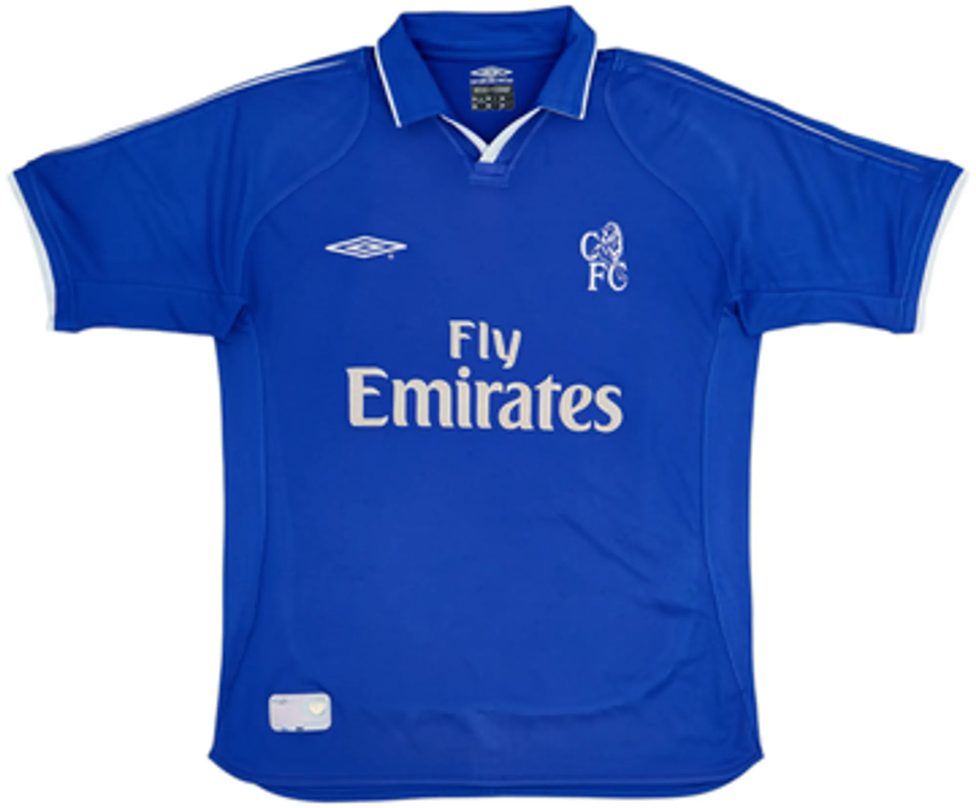 2001-03 Chelsea Home Shirt Zola #25 - 7/10 - (M)