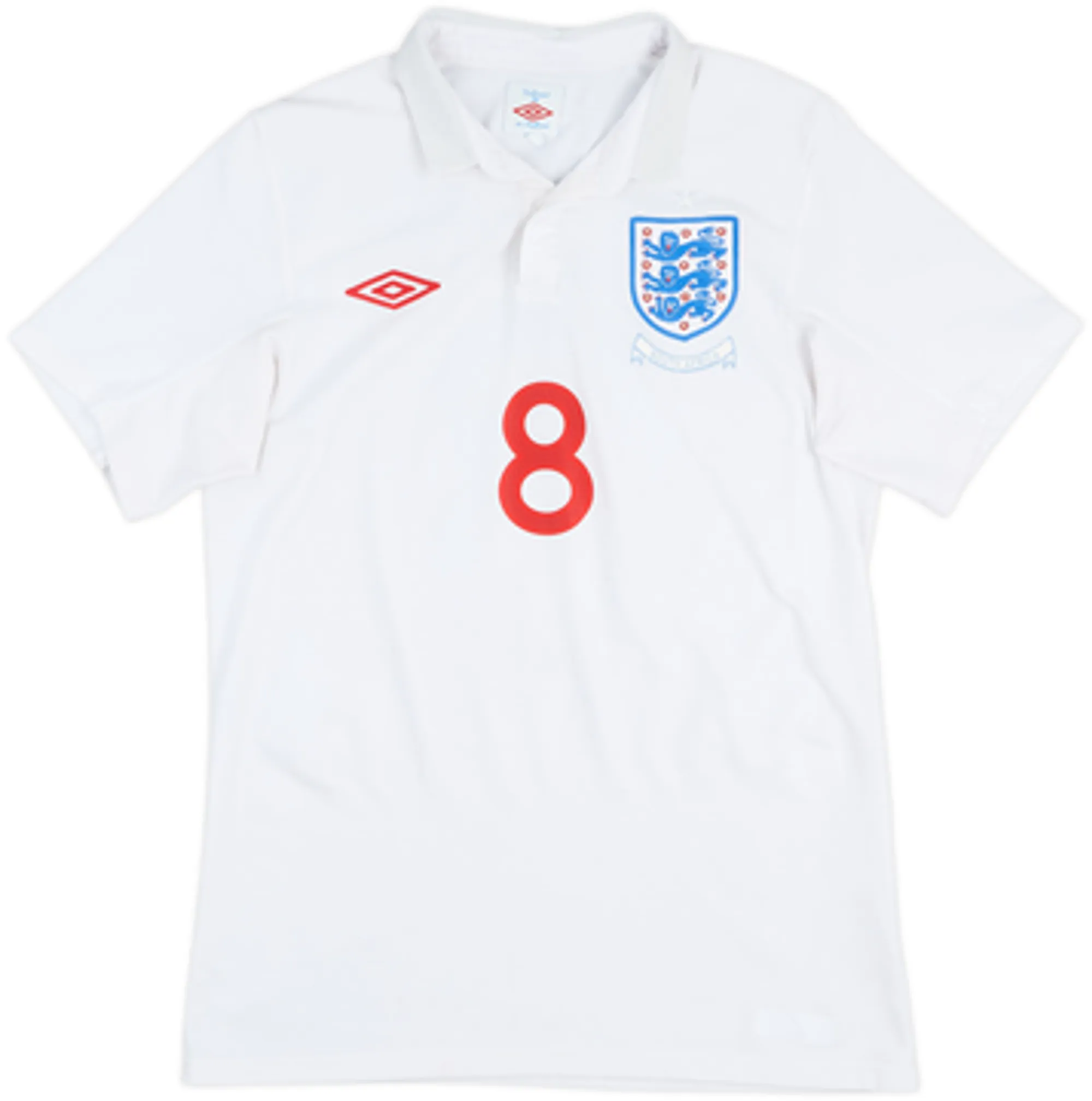 2009-10 England 'South Africa' Home Shirt Lampard #8 - 6/10 - (S)