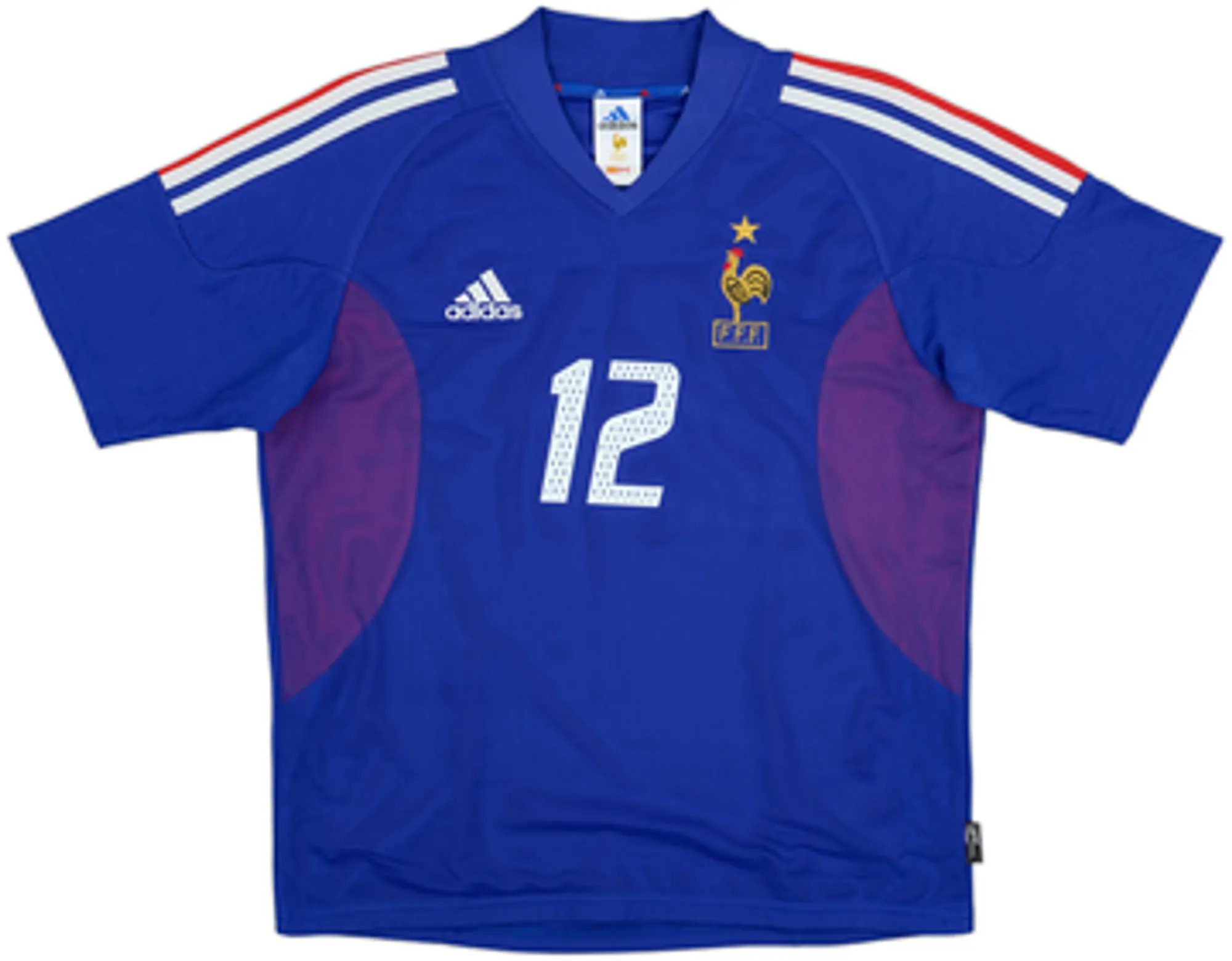 2002-04 France Home Shirt Henry #12 - 7/10 - (Y)
