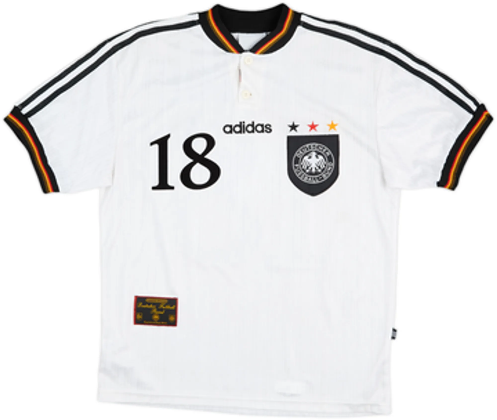 1996-98 Germany Home Shirt Klinsmann #18 - 9/10 - (M)