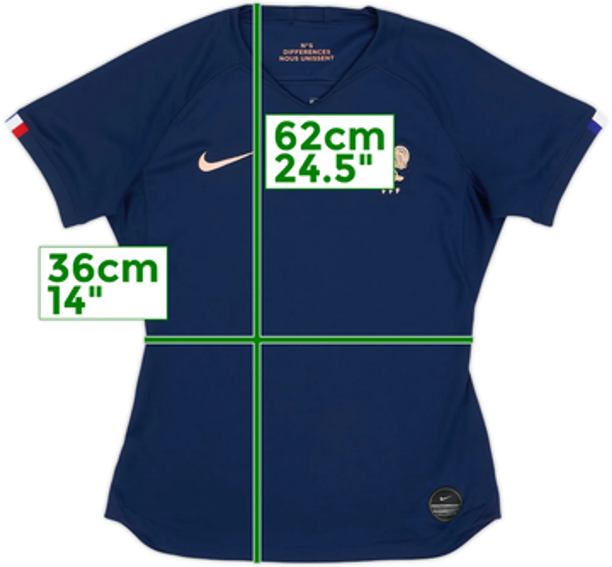 2019-20 France Women Home Shirt - 9/10 - (Women's S)