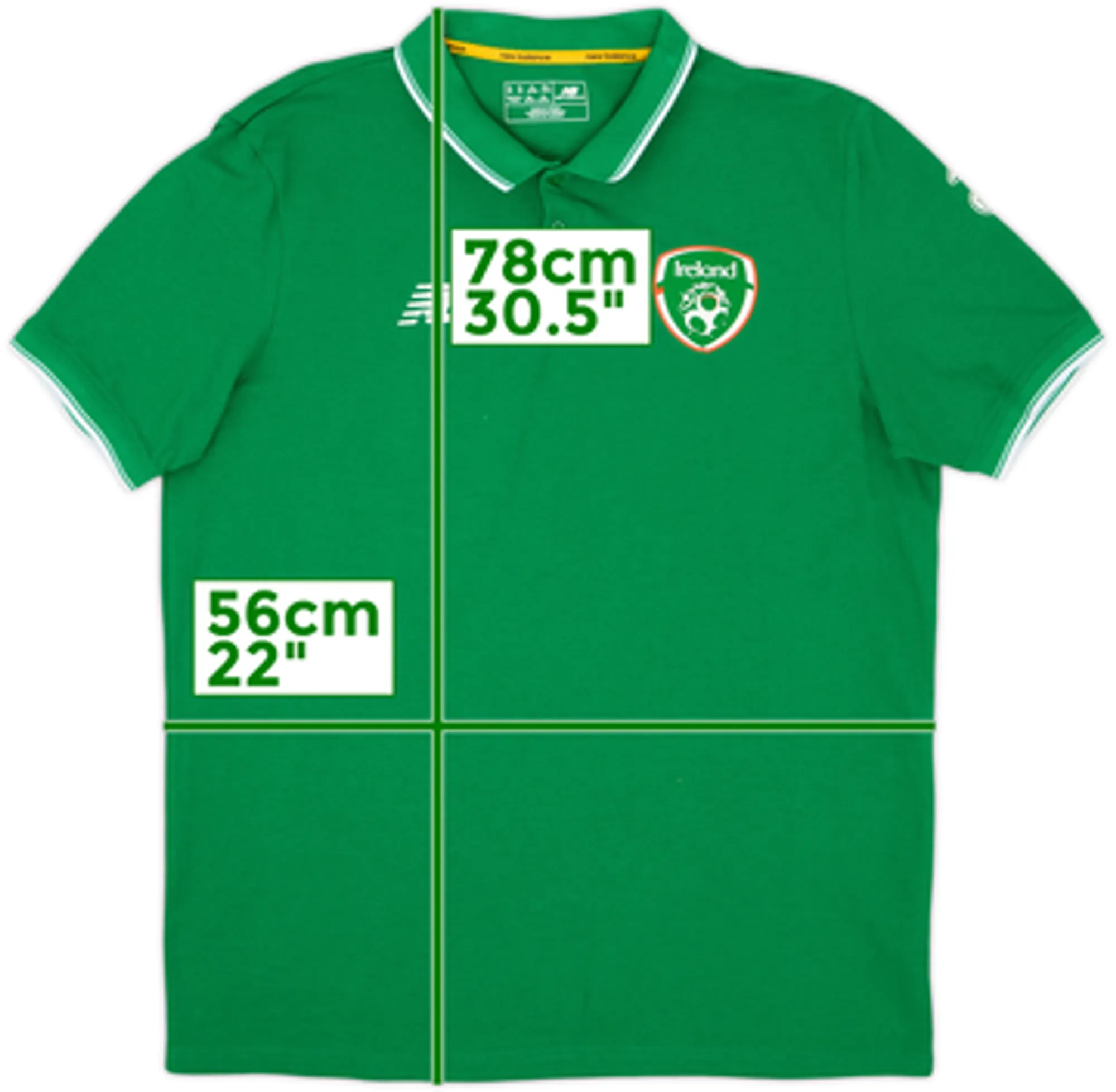 2019-20 Ireland New Balance Polo Shirt - 9/10 - (XL)