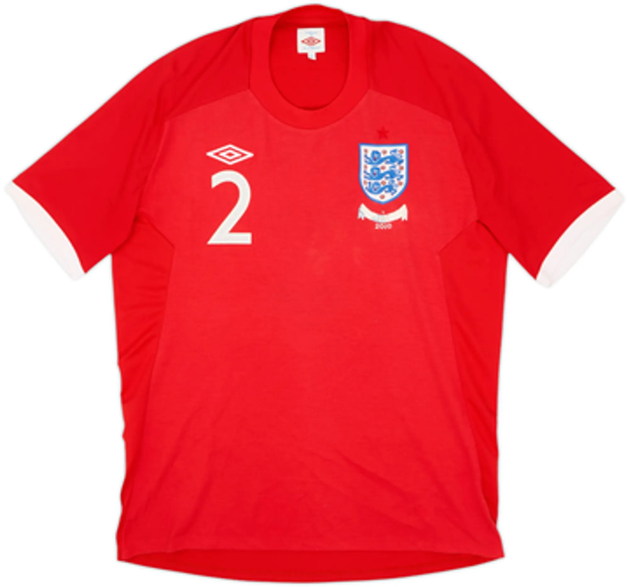 2010-11 England Away Shirt Johnson #2 - 5/10 - (L)