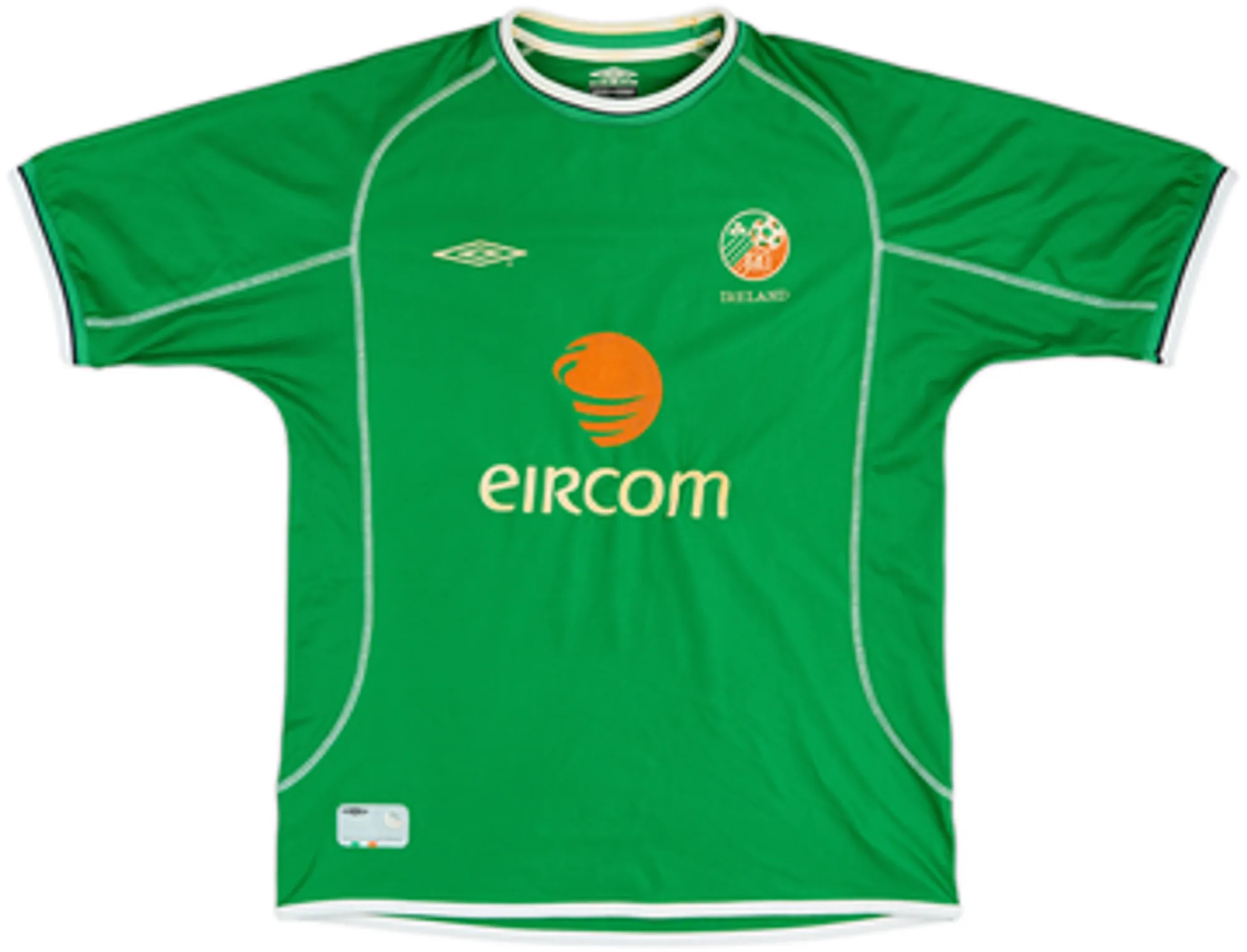 2001-03 Ireland Home Shirt R.Keane #10 - 6/10 - (L)
