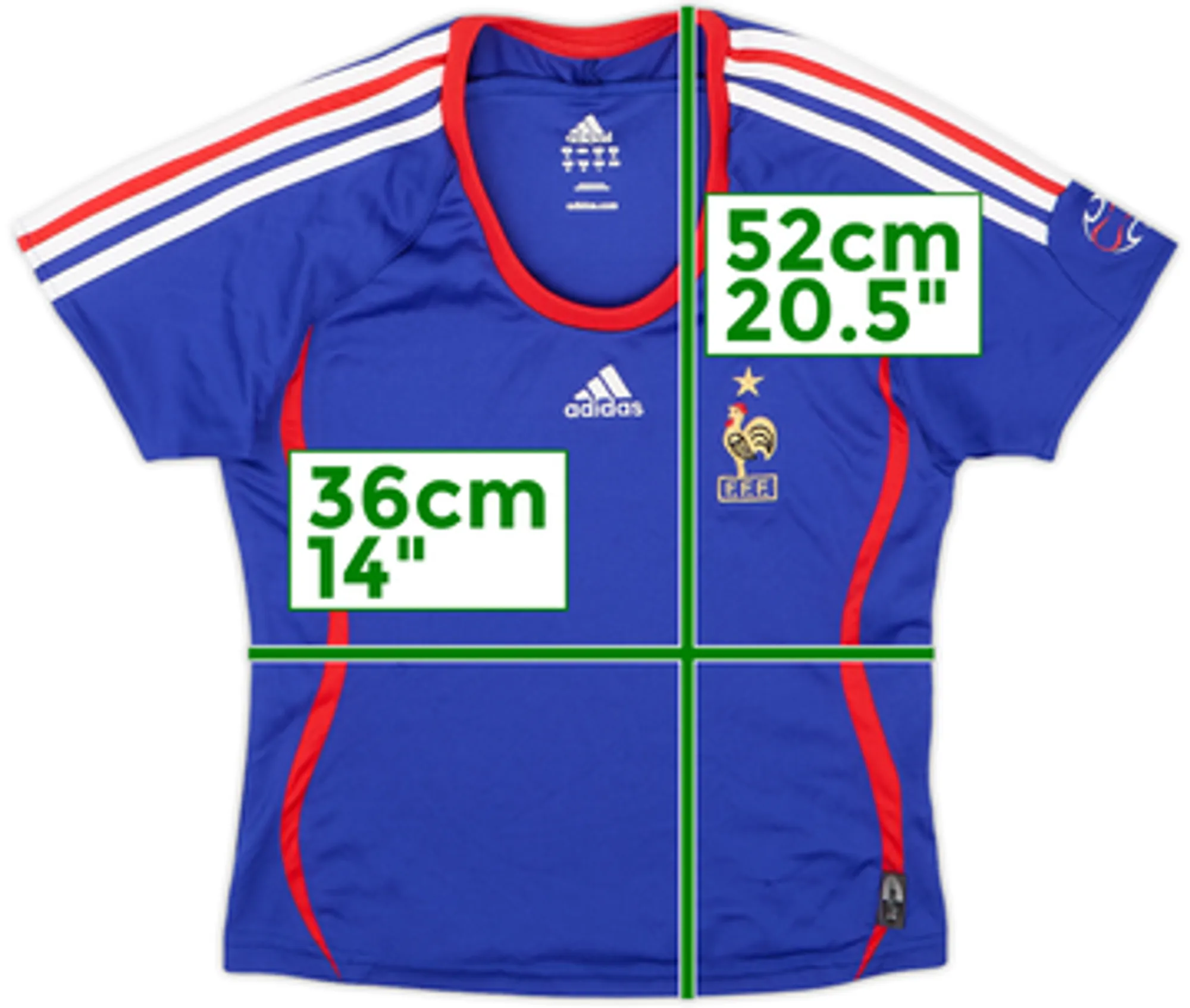 2006-07 France Home Shirt - 8/10 - (Women's M)