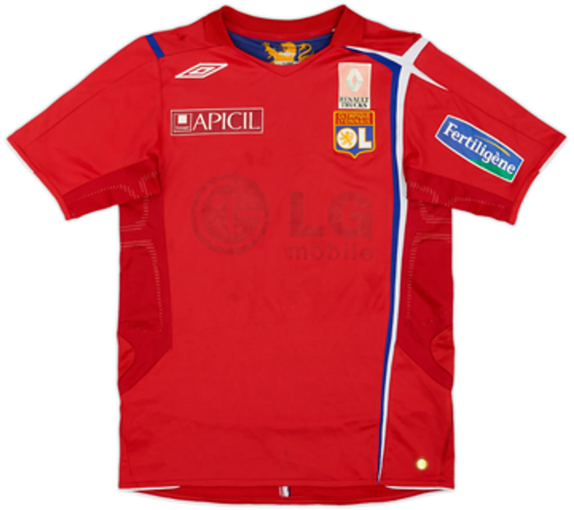 2005-06 Lyon Away Shirt Carew #9 - 3/10 - (S)