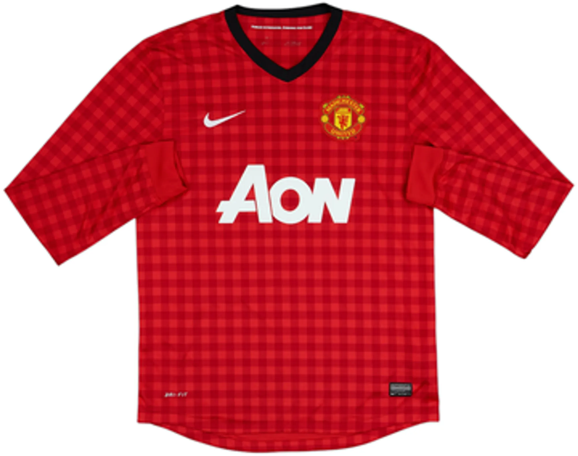 2012-13 Manchester United Home L/S Shirt Rooney #10 - 6/10 - (M)