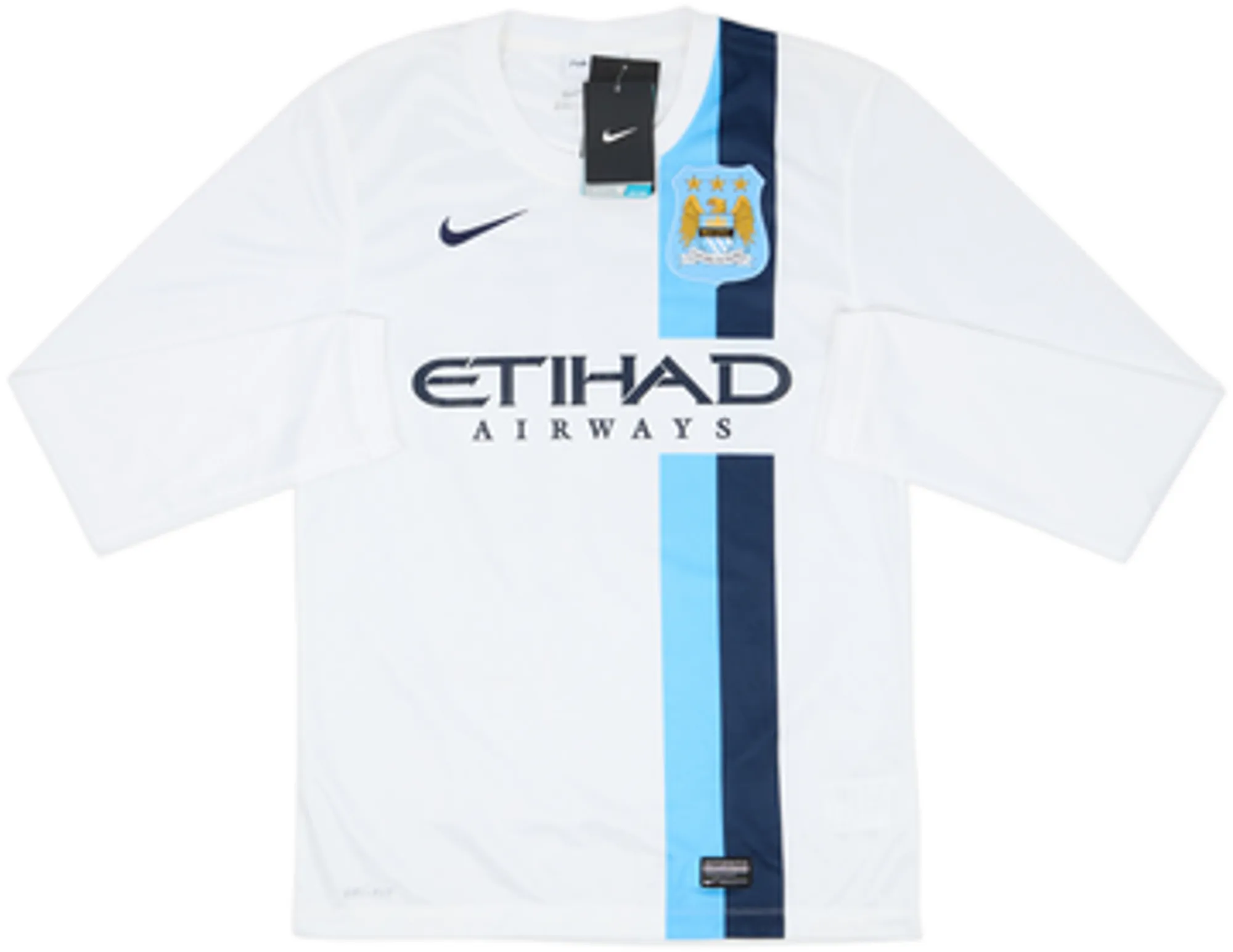 2013-14 Manchester City Third L/S Shirt Silva #21 (S)