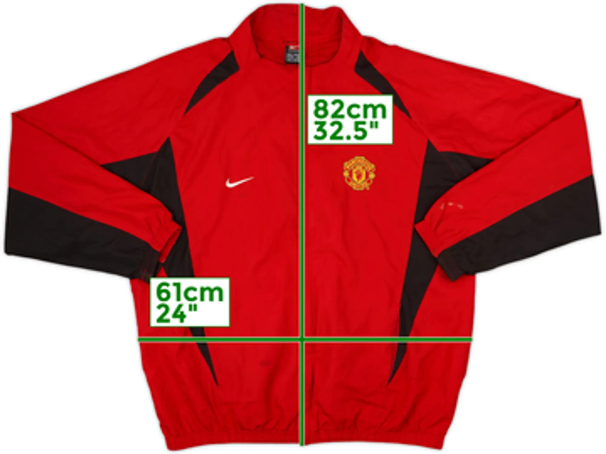 2002-03 Manchester United Nike Track Jacket - 6/10 - (XL)