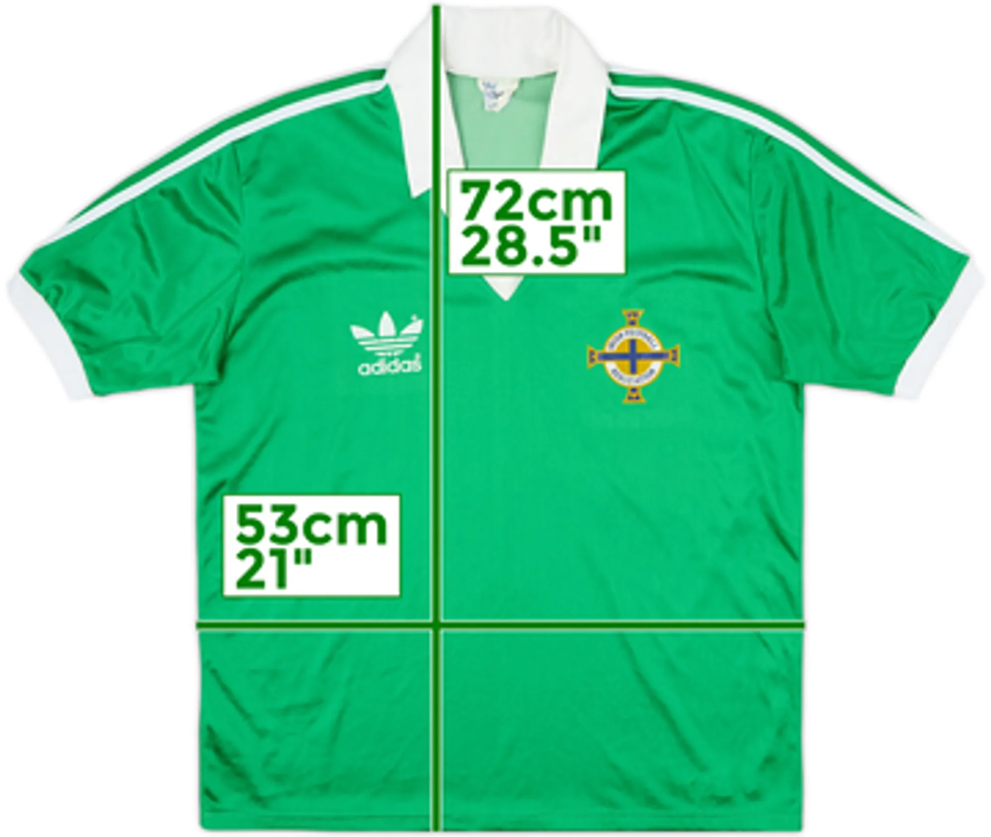 1977-81 Northern Ireland Home Shirt - 8/10 - (L)