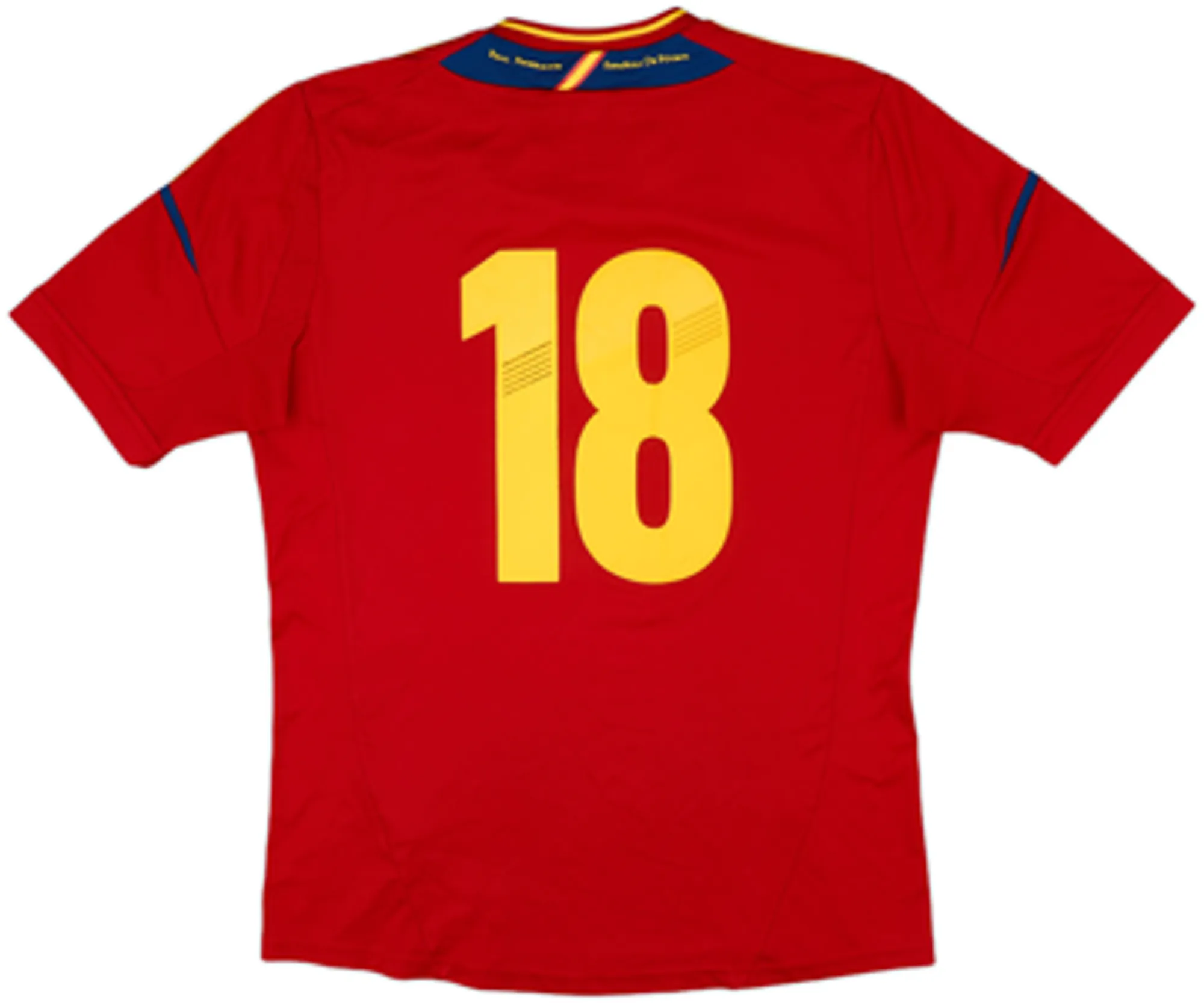 2011-12 Spain Home Shirt #18 - 6/10 - (M)