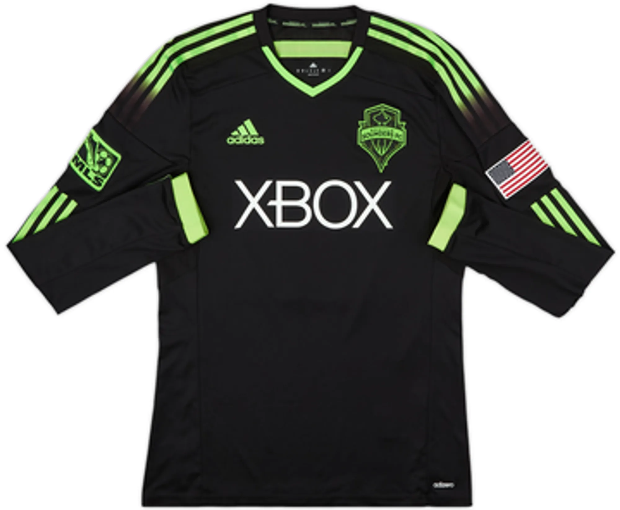 2014-15 Seattle Sounders Authentic Third L/S Shirt Dempsey #2 - 10/10 - (M)