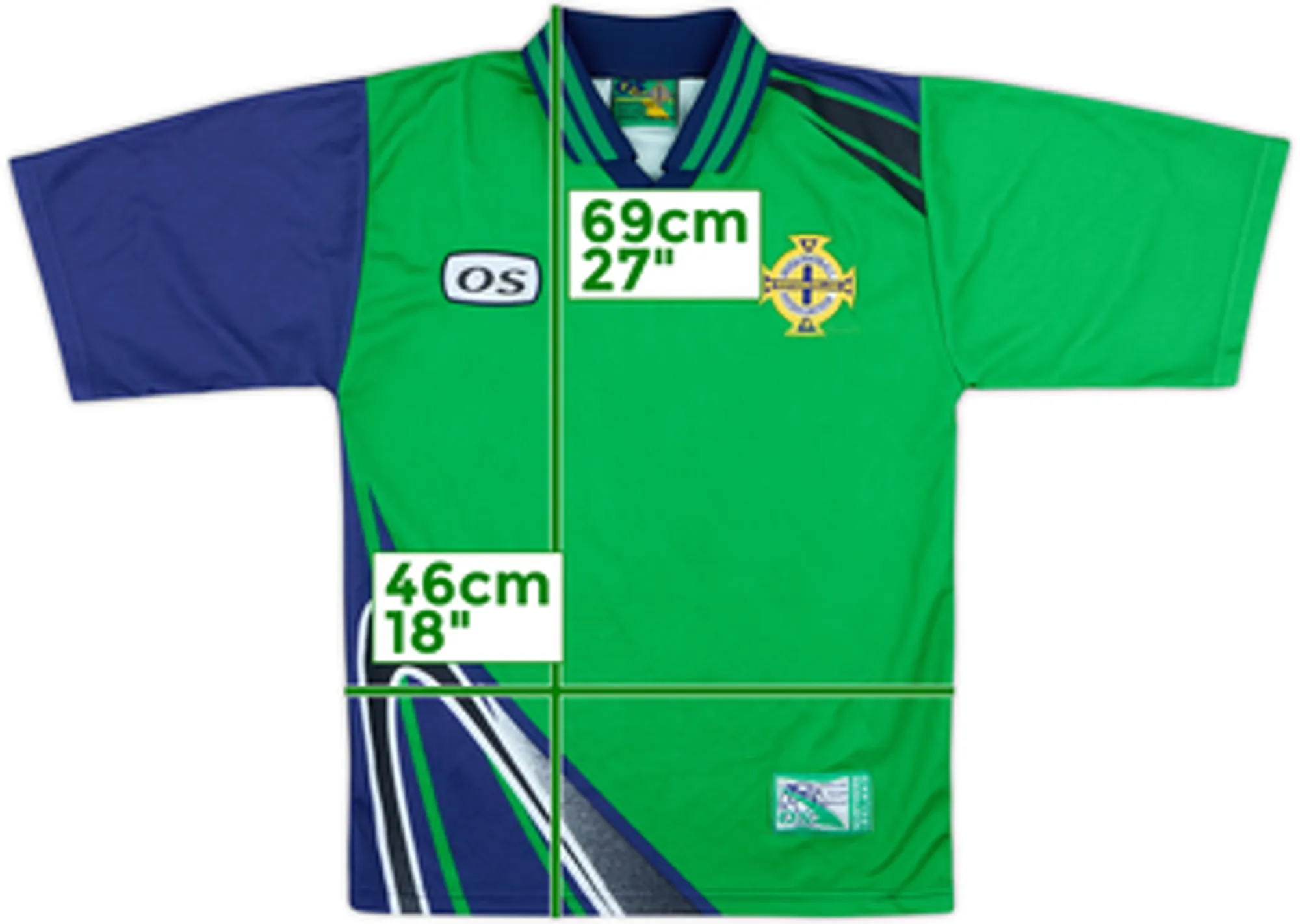 1998-00 Northern Ireland Home Shirt - 10/10 - (S)