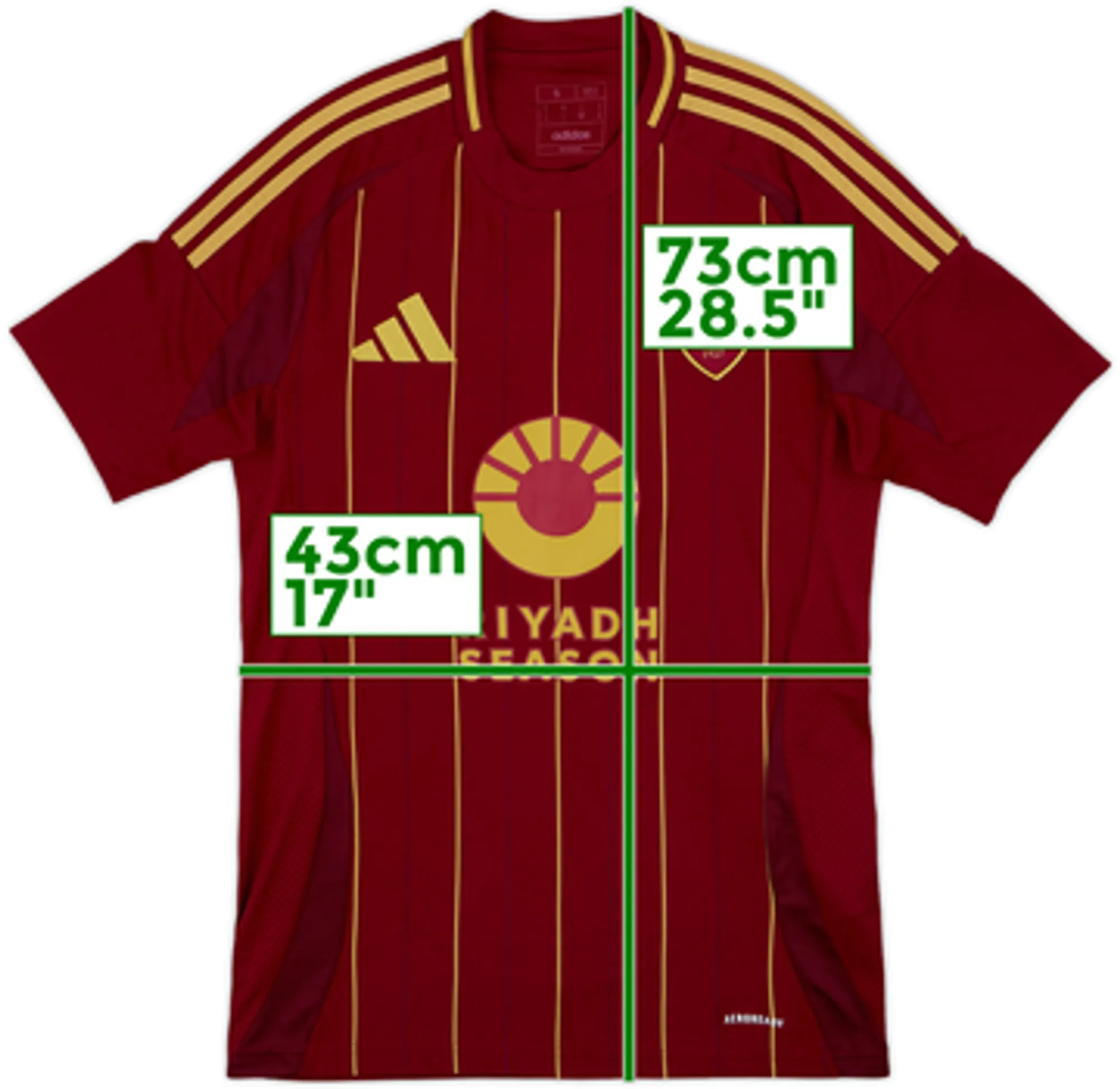 2024-25 Roma Home Shirt - 8/10 - (S)