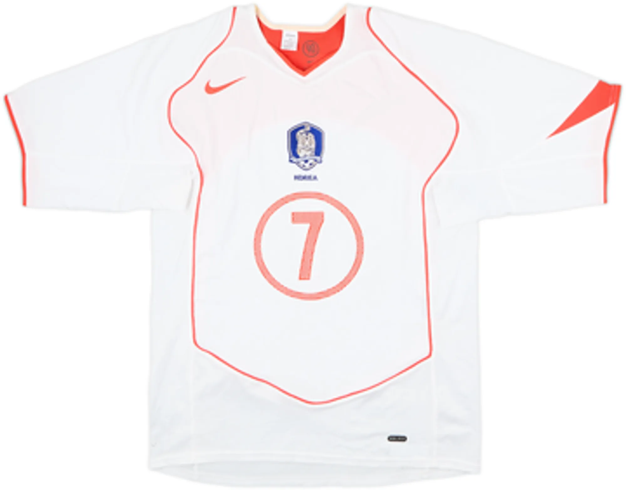 2004-06 South Korea Away Shirt J S Park #7 - 6/10 - (S)