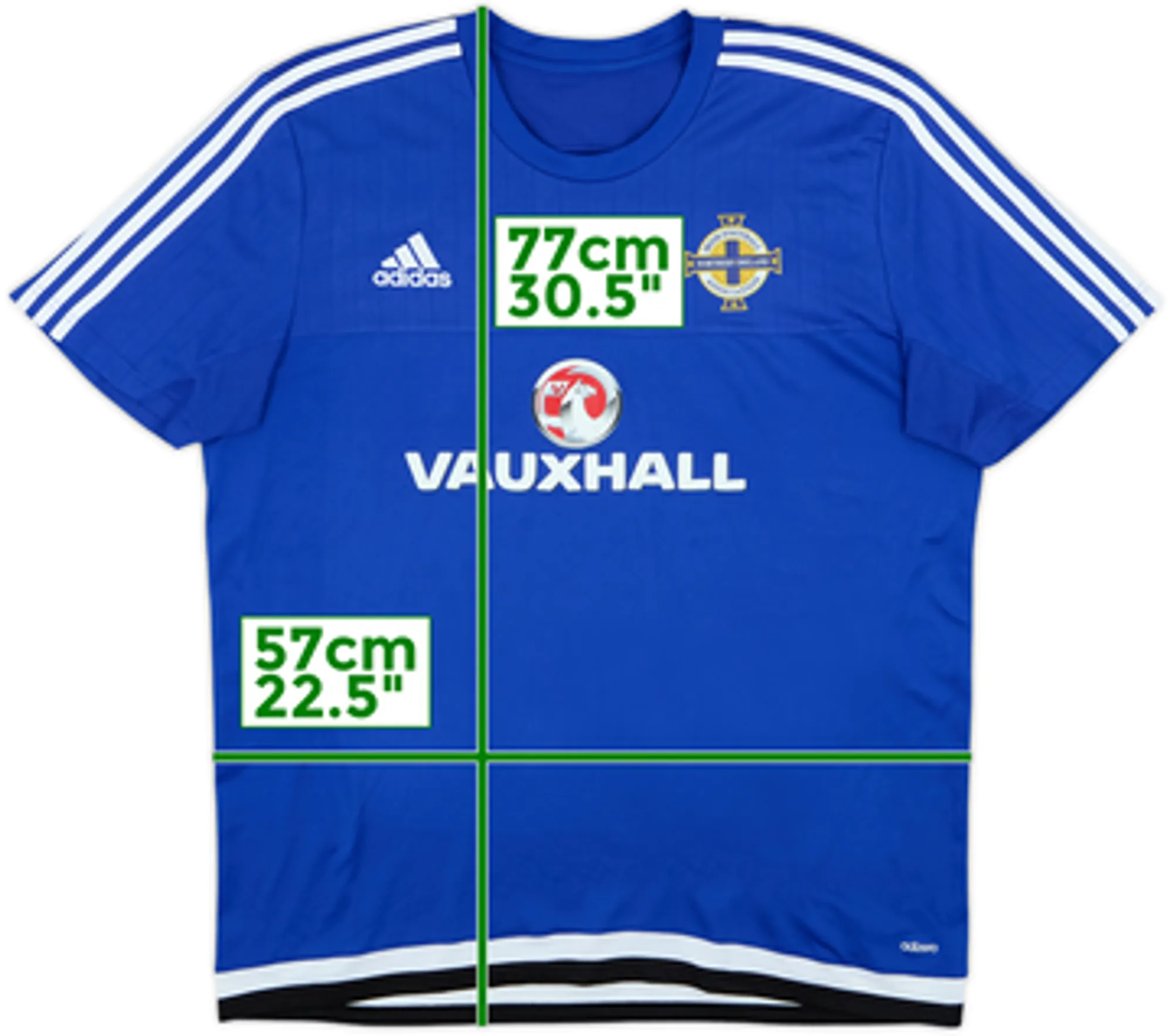 2016-17 Northern Ireland adizero Training Shirt - 7/10 - (XL)