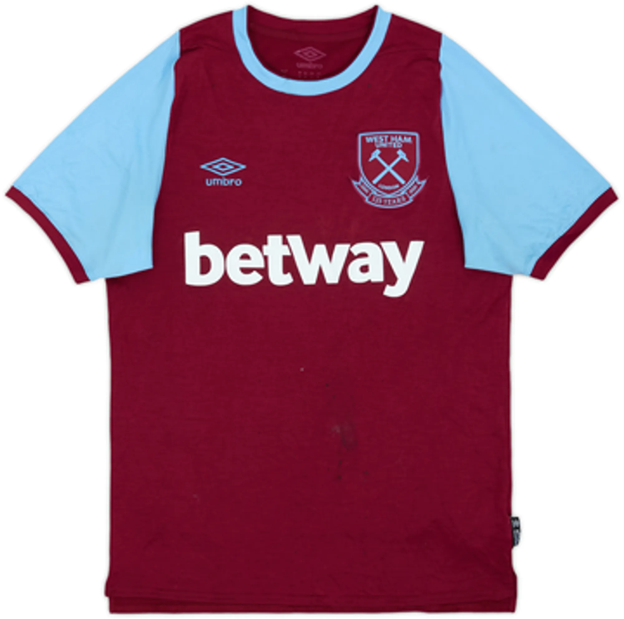 2020-21 West Ham Home Shirt Rice #41 - 5/10 - (M)