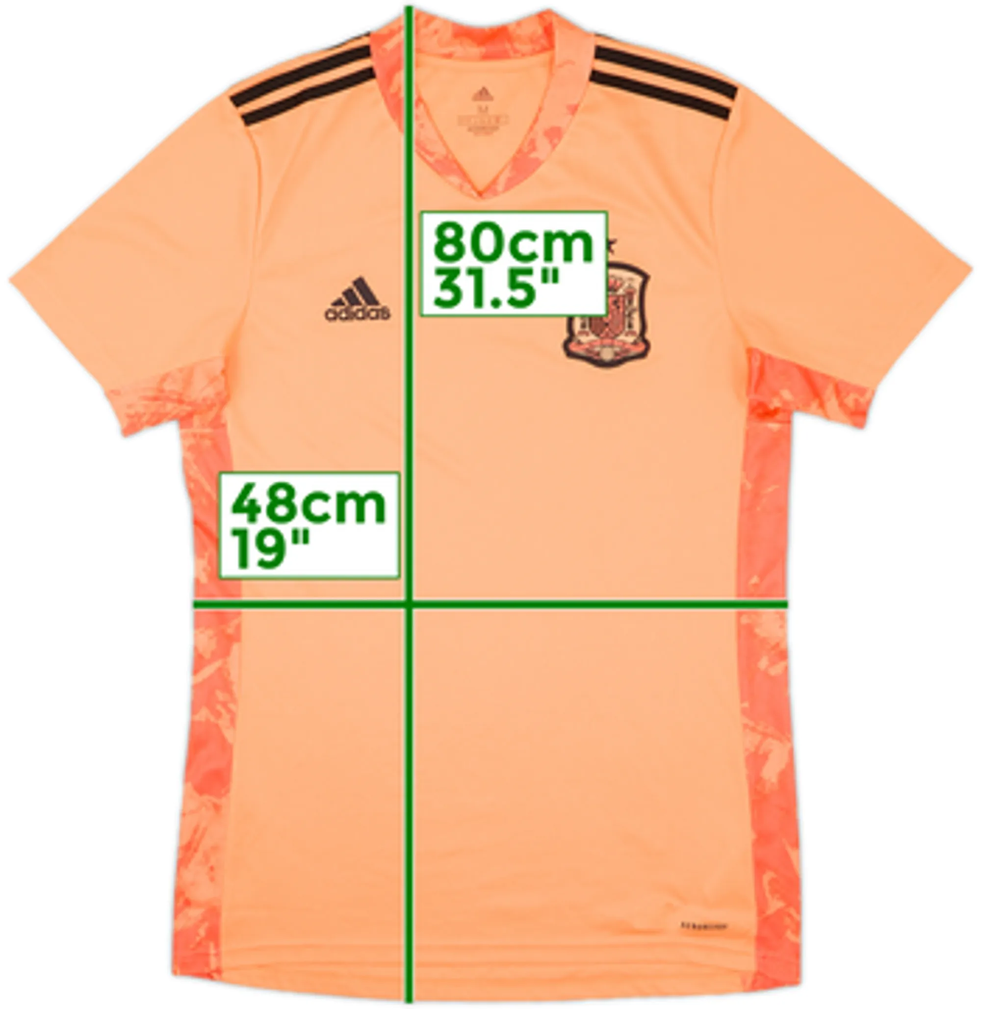 2020-21 Spain GK S/S Shirt - 9/10 - (M)