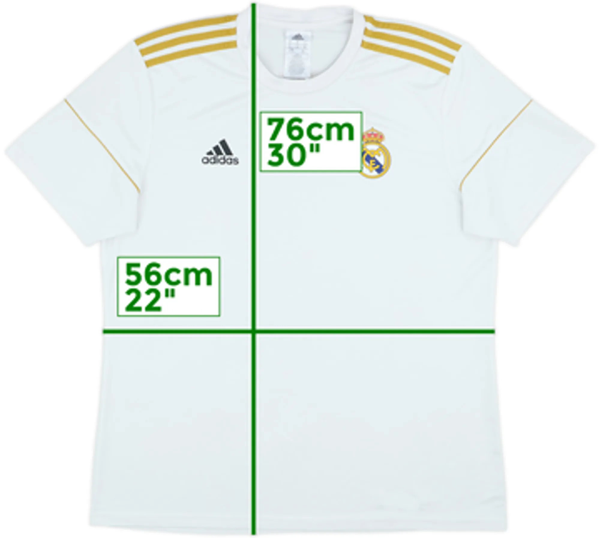 2021-22 Real Madrid addias Training Shirt - 6/10 - (XL)