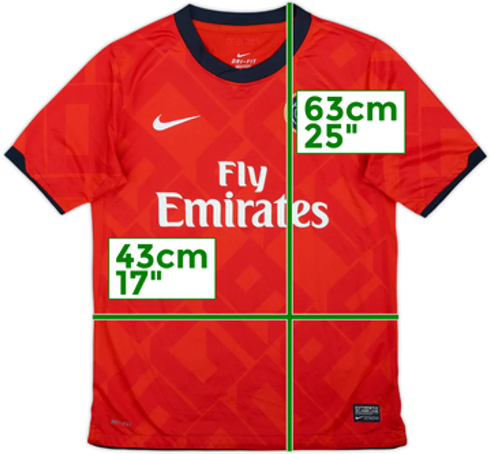 2010-12 Paris Saint-Germain '40 ANS' Home/Third Shirt - 8/10 - (L.Boys)