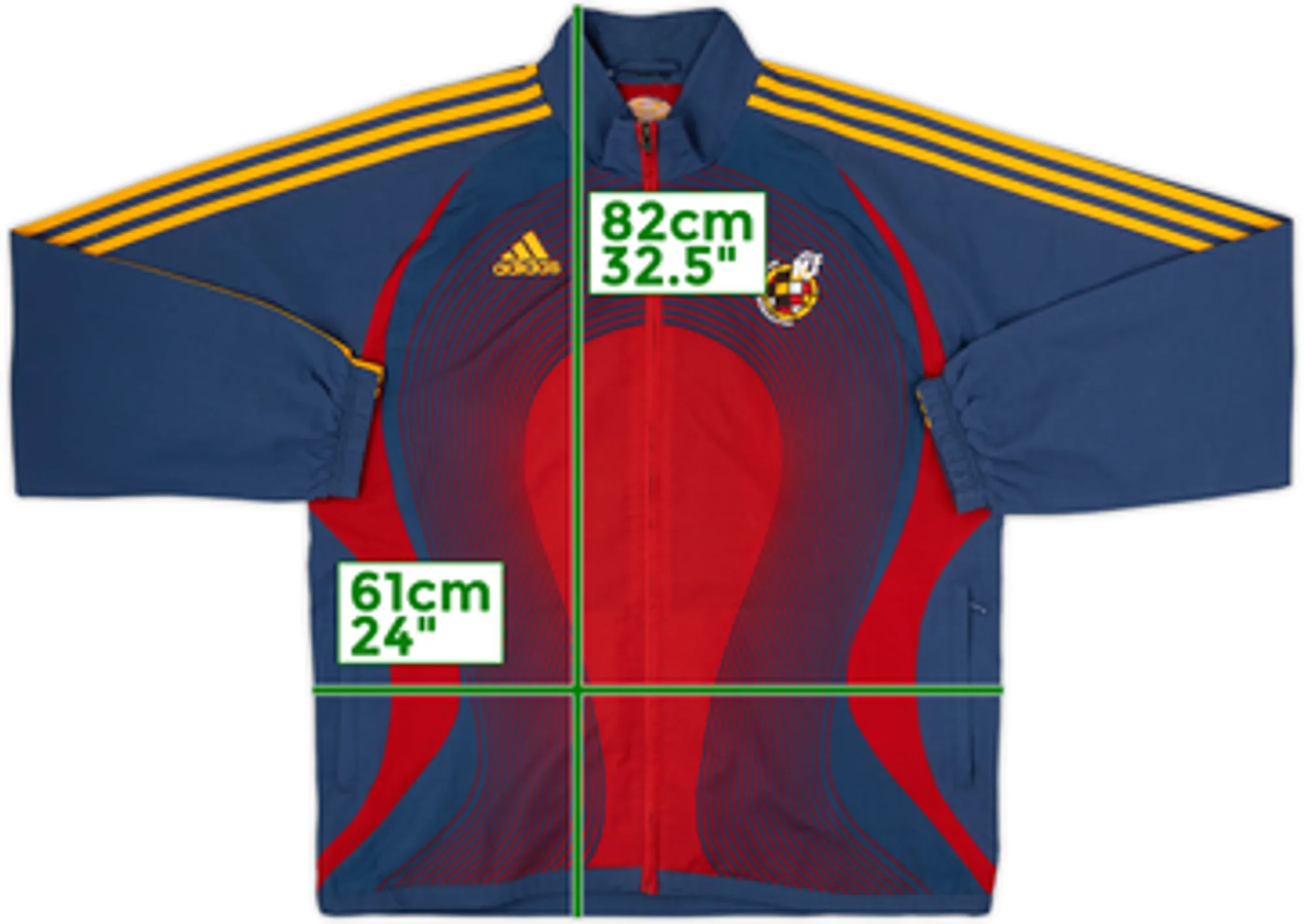 2006-07 Spain adidas Track Jacket - 8/10 - (XXL)
