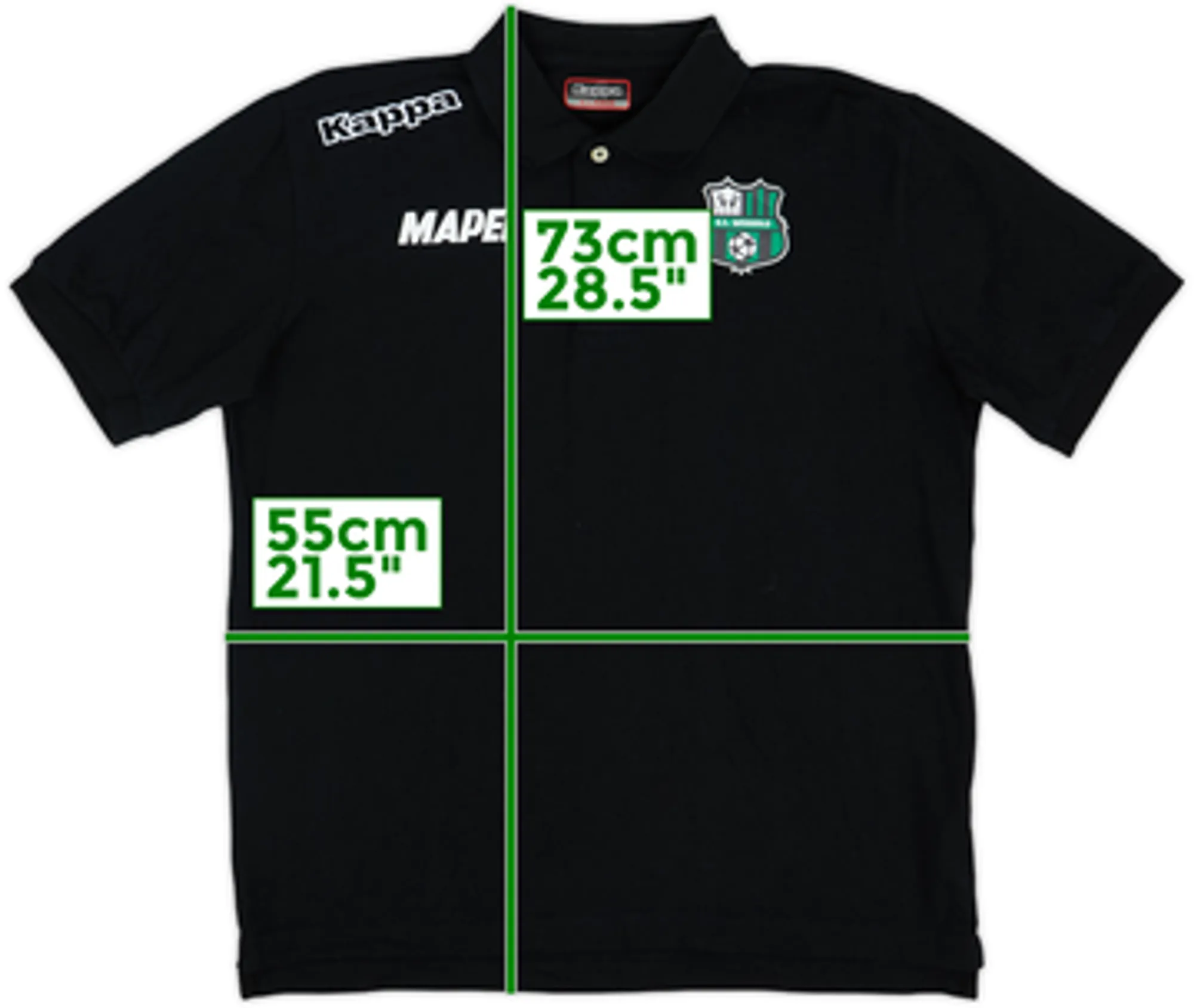 2016-17 Sassuolo Kappa Polo Shirt - 8/10 - (L)
