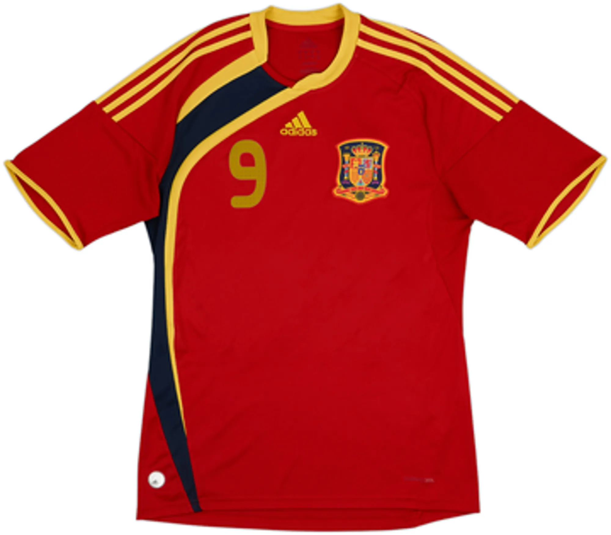 2009 Spain Home Shirt Torres #9 - 9/10 - (M)