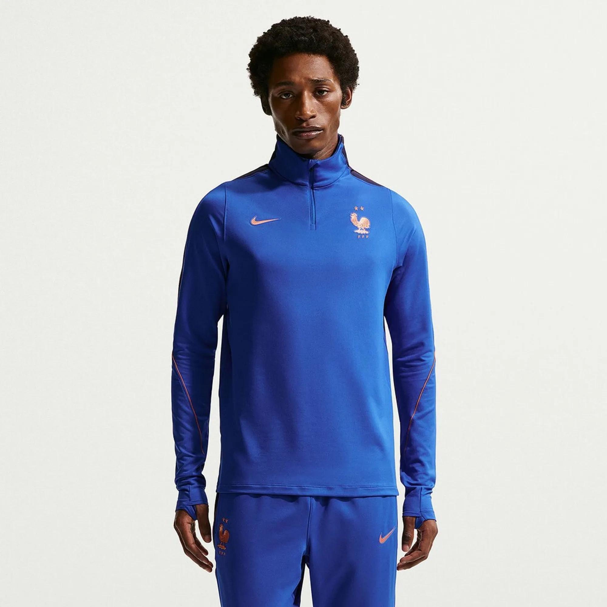 Nike France 2026 Dri FIT Strike Pants Game Royal Blackened Blue Metallic Copper