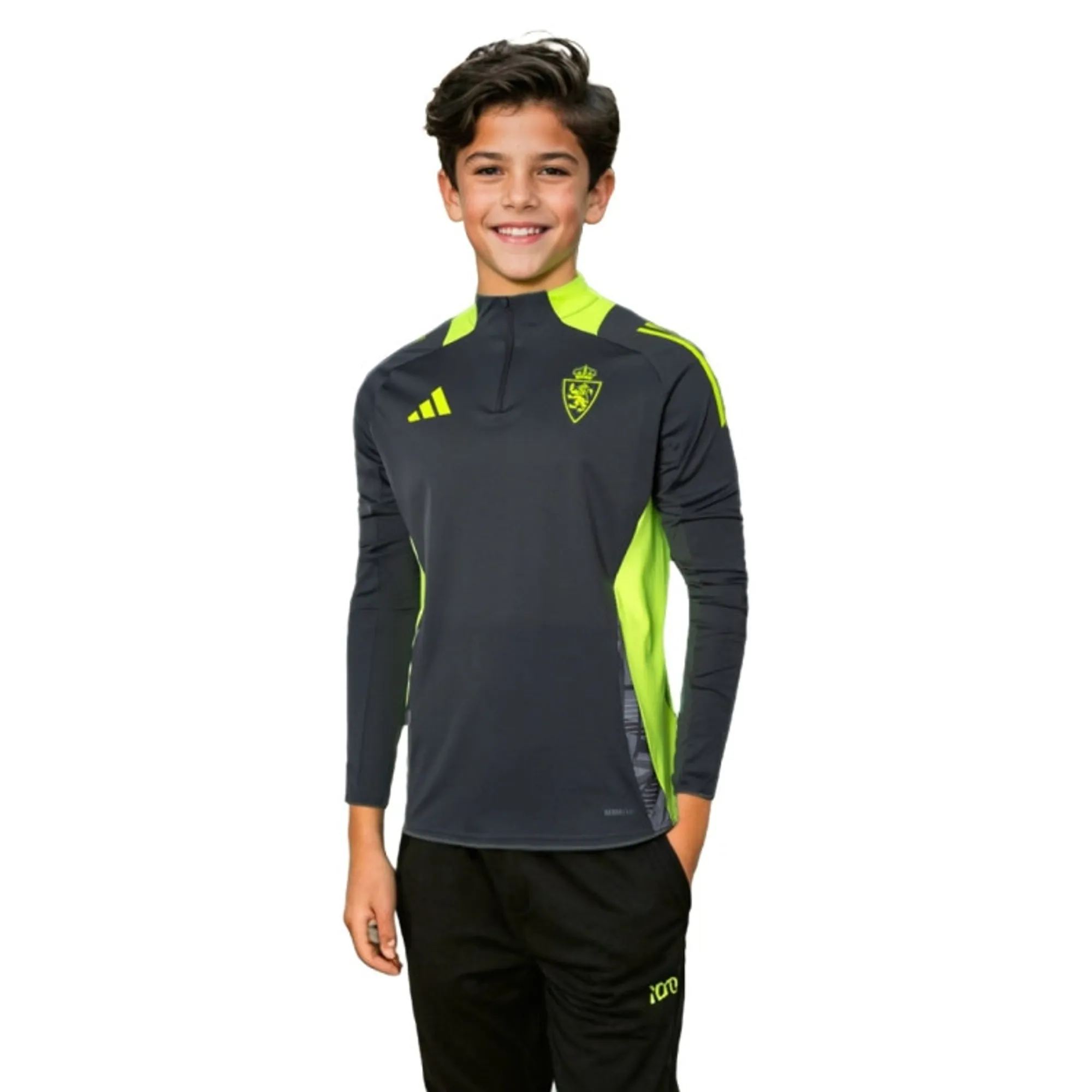 Aston Villa Adidas Training Top - Grey - Kids
