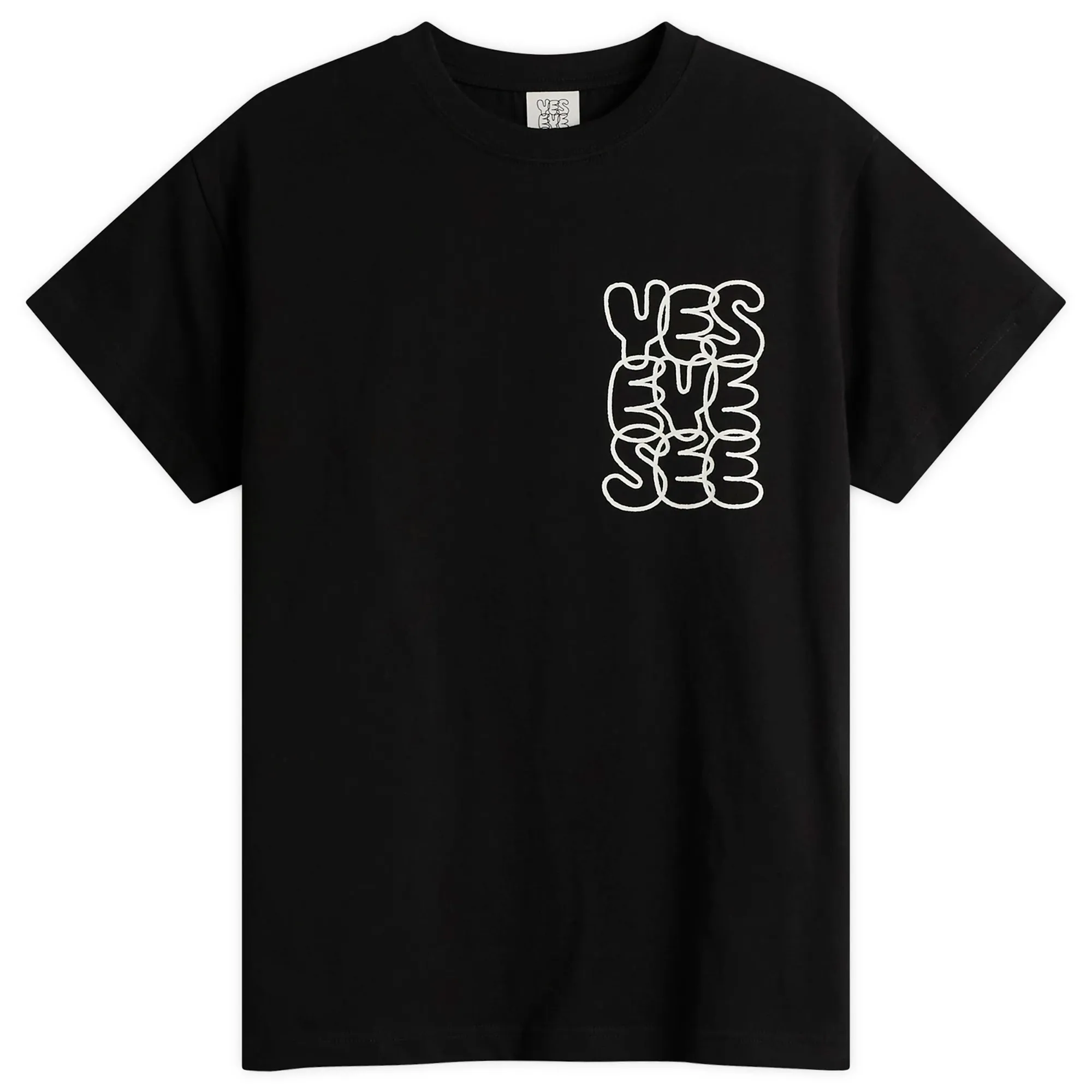 YESEYESEE Women's C-Logo T-Shirt Black