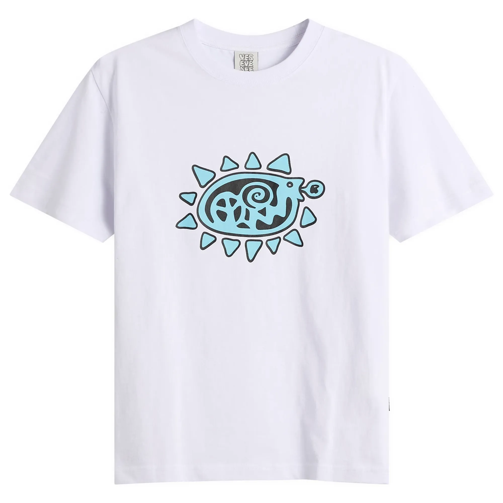 YESEYESEE Women's Y.E.S Spiral Tee White