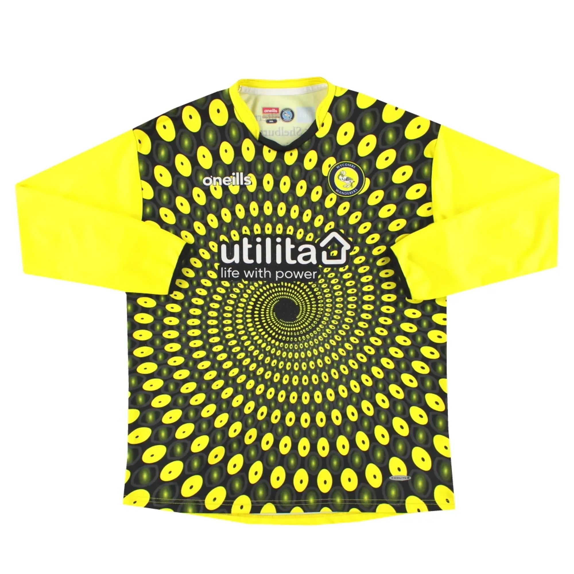 2018-19 Wycombe Wanderers O'Neills Goalkeeper Shirt XXXL - Wycombe Wanderers / Very Good 