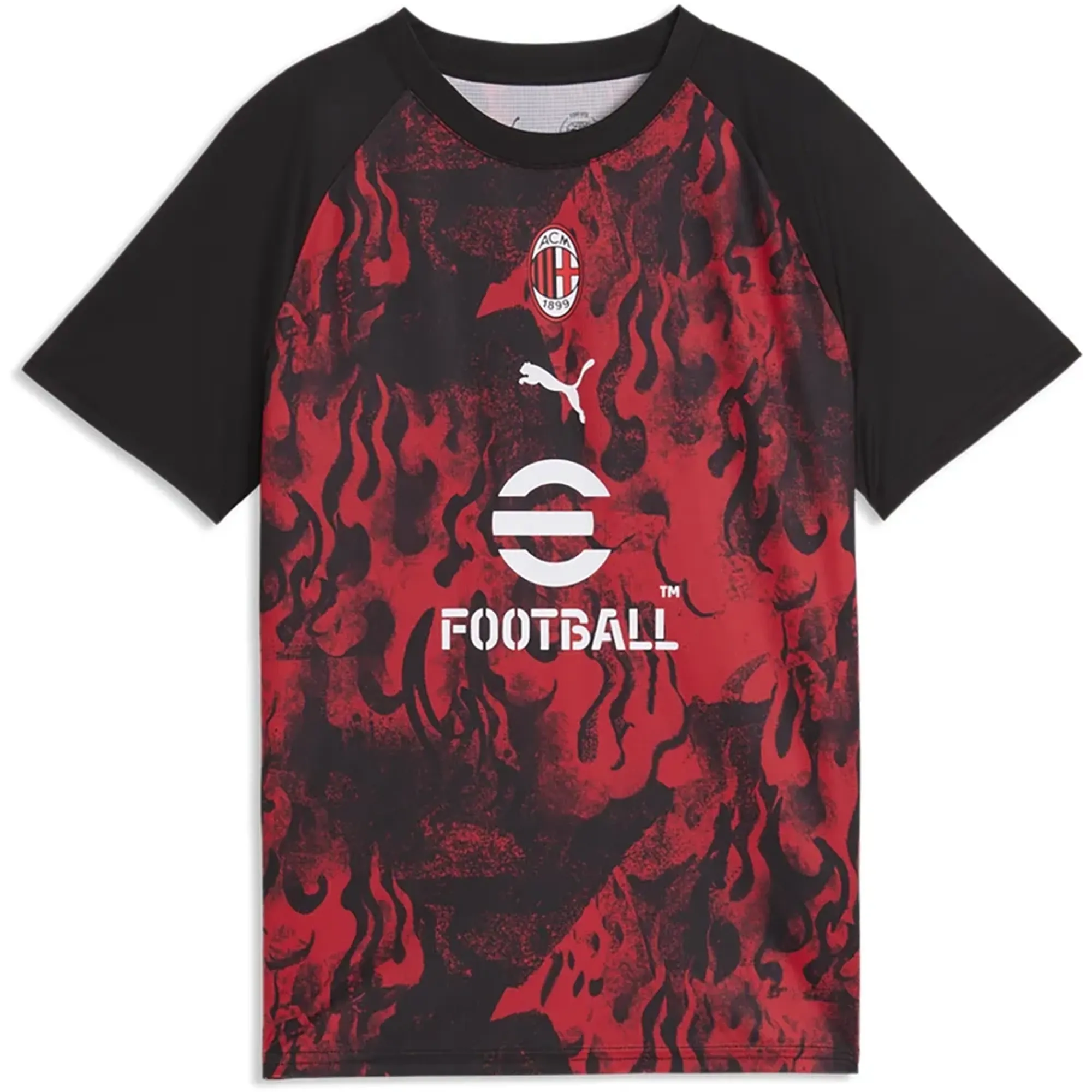 Puma Ac Milan 25/26 Pre Match Junior Short Sleeve T-shirt