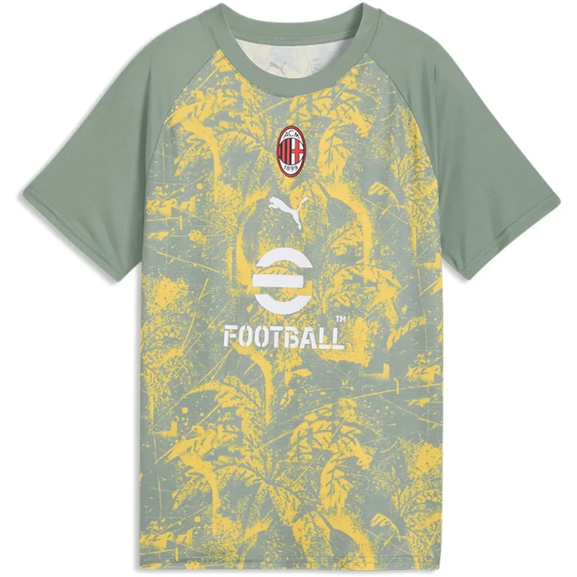 Puma Ac Milan 25/26 Pre Match Junior Short Sleeve T-shirt