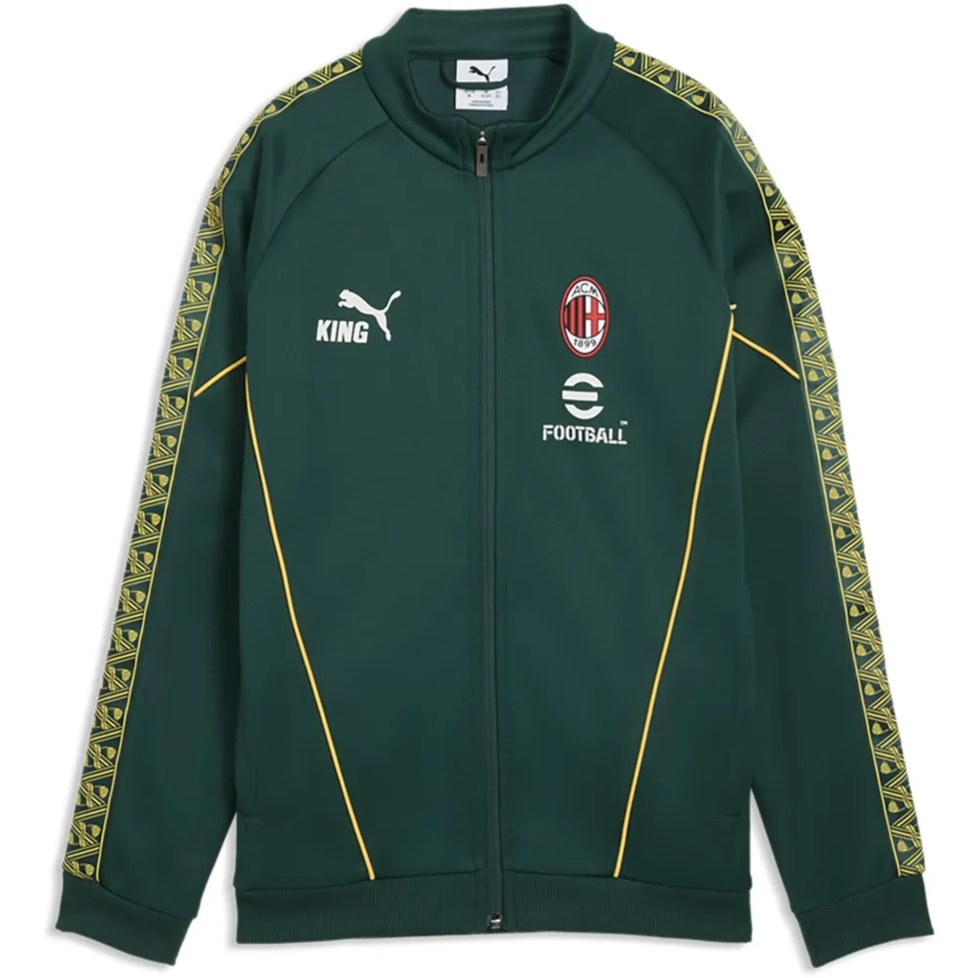 Puma Ac Milan King Anthem Full Zip Sweatshirt